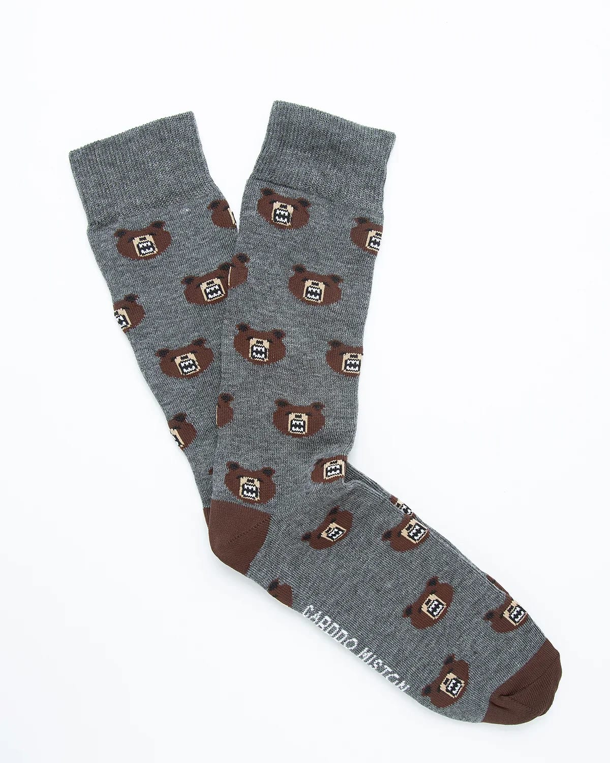 Medias Algodón Estampado Osos - Fondo Gris - imagen 2