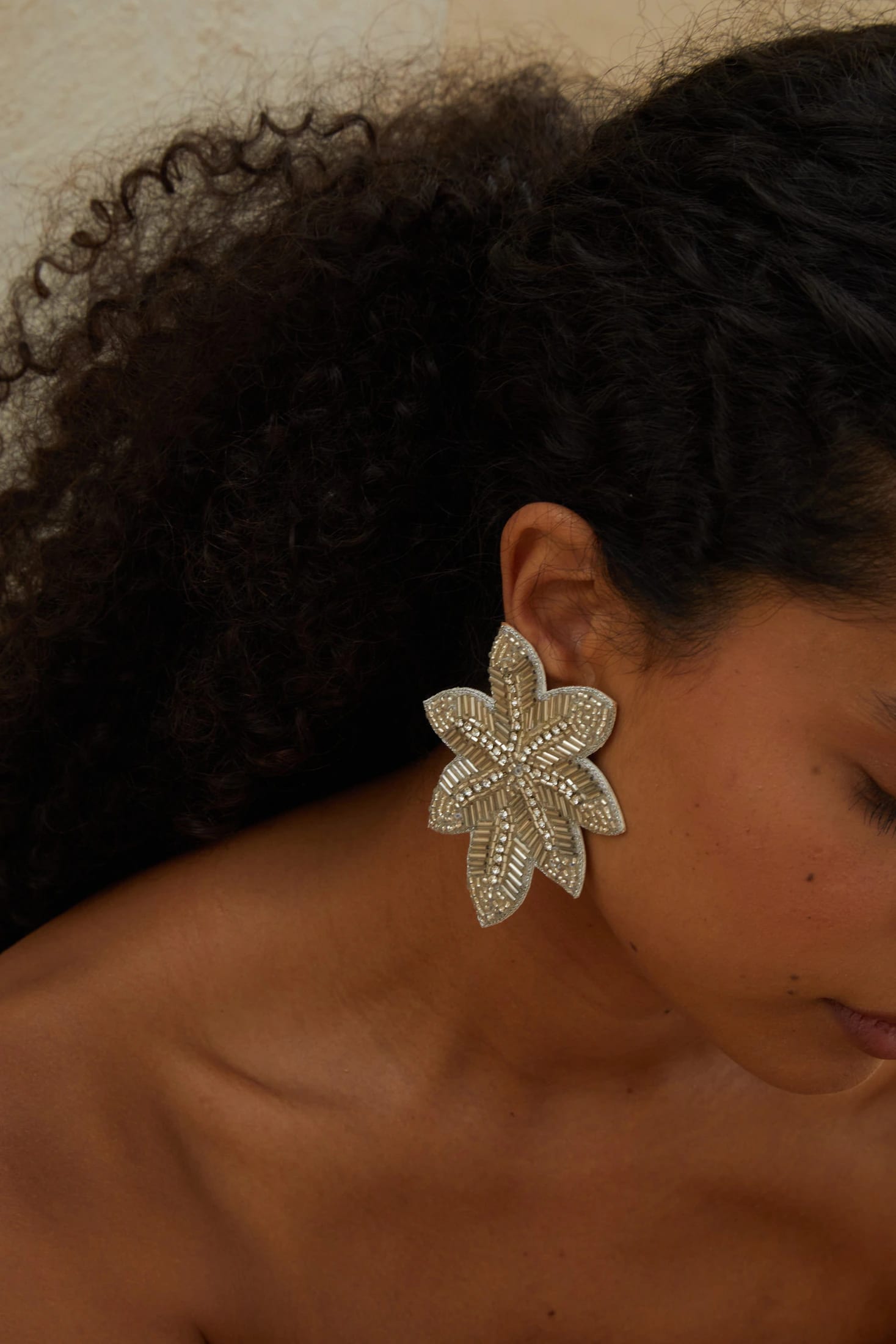 Palma Silver Earrings - imagen 1