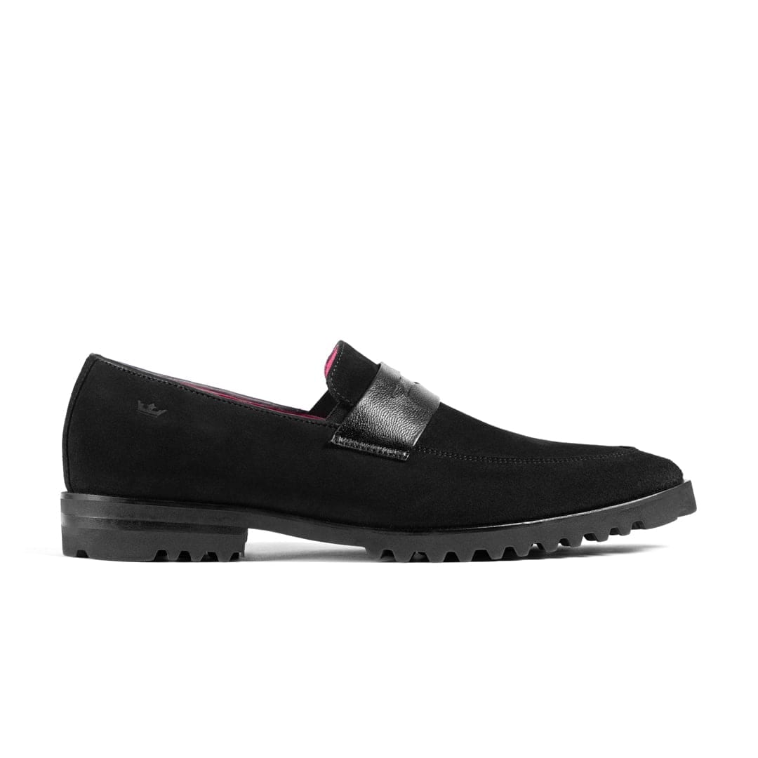 Mocasín Alessio Negro Suela Ultraliviana - imagen 1