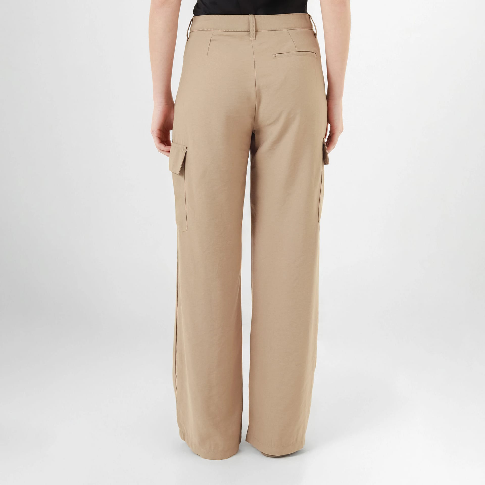 Pantalon Tipo Cargo Tiro Alto Bota Recta - imagen 3