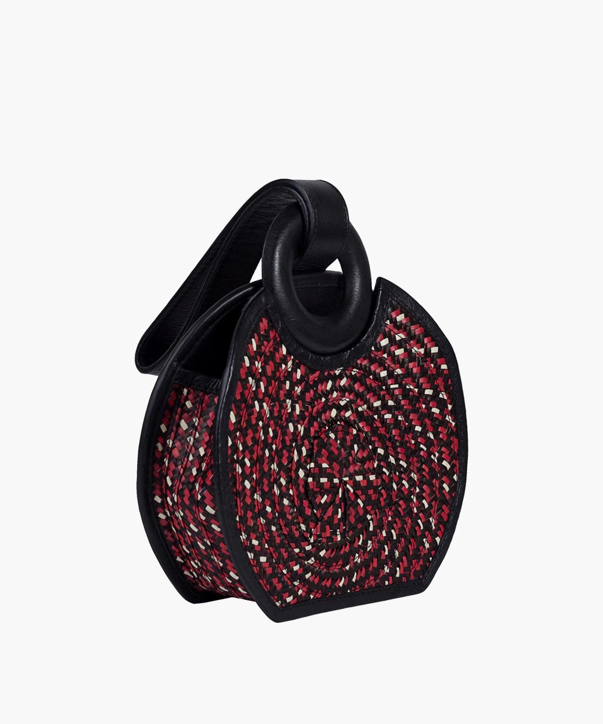 Manexca Mini in Raffia and Leather - imagen 2