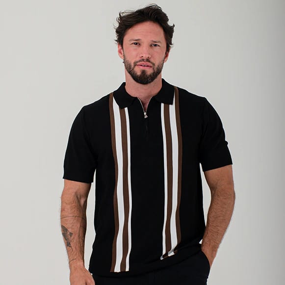 SUETER TIPO POLO MODA TEJIDO HOMBRE - imagen 2
