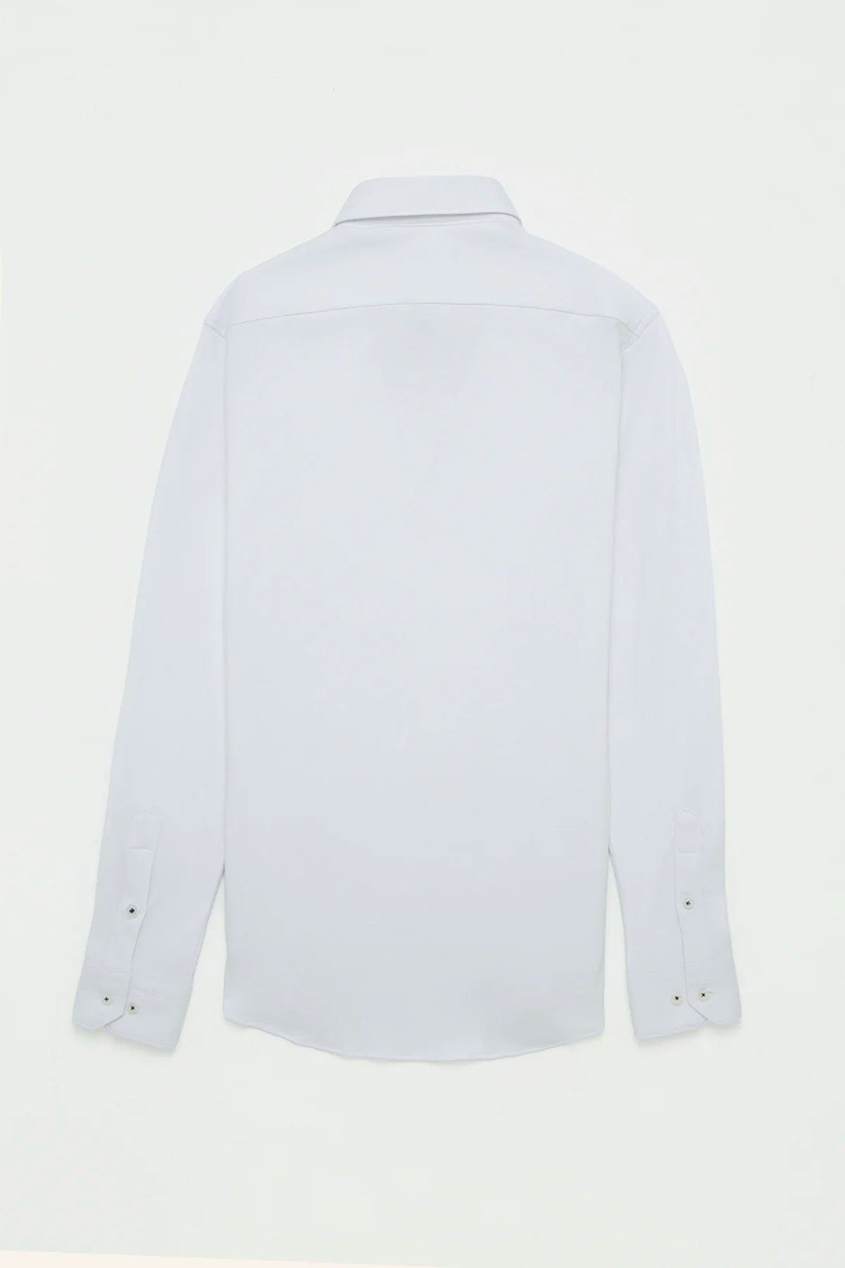 Camisa Piqué Polera Algodón Blanco - imagen 4