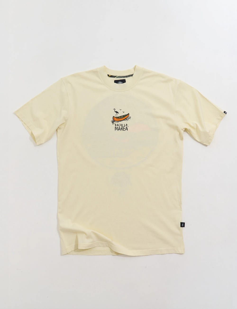 Camiseta Oversize Baja la marea  amarillo pastel Hombre - imagen 14