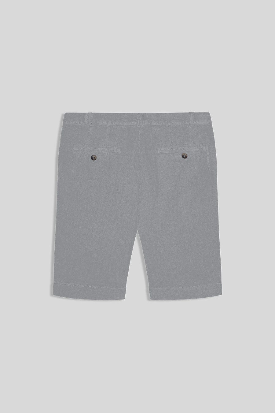 Men's linen bermuda smoke - imagen 3