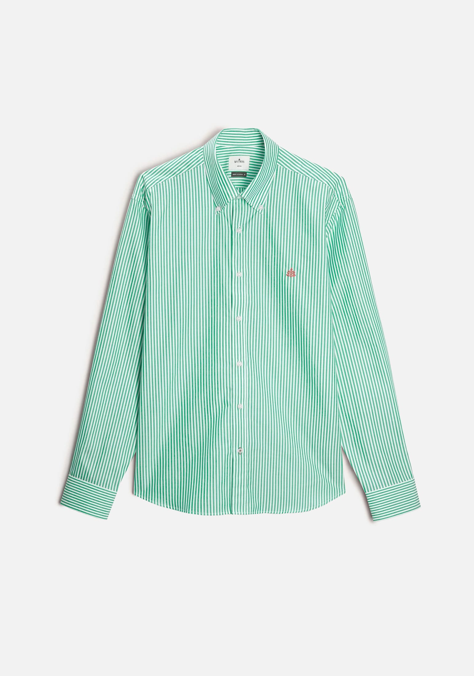 Camisa H CBD Rayas L-Sal Verde Medio - imagen 1