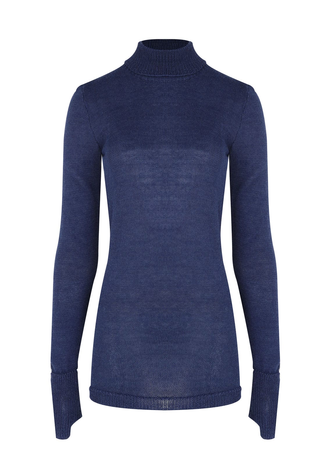 BABY ALPACA SILK KNITTED TURTLENECK SWEATER - imagen 12
