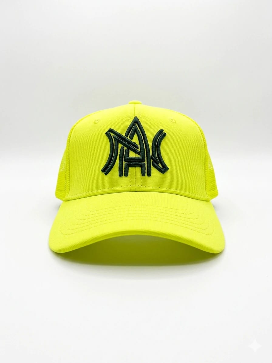 GORRA VERDE FOSFORECENTE A/N CURVO - imagen 1