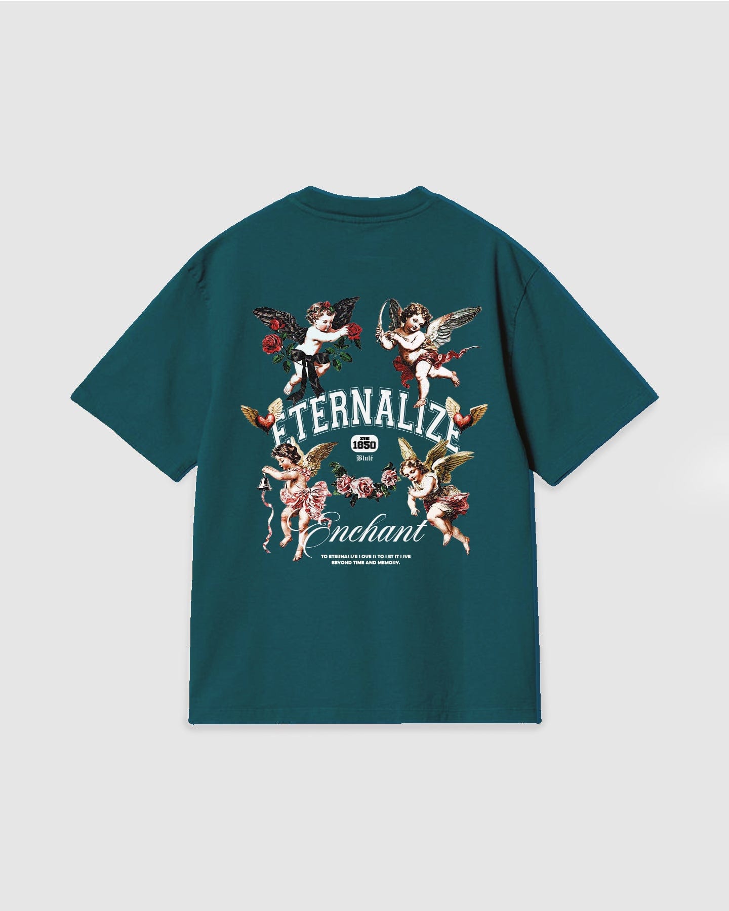 Oversized T Shirt Eternalize Dark Green - imagen 1