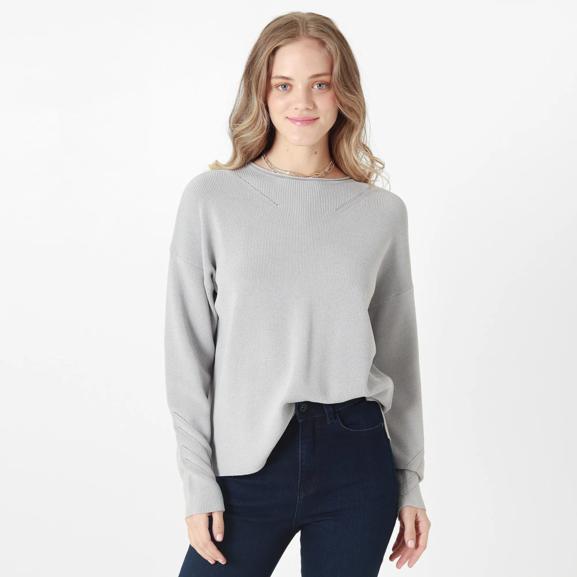 Sweater Cuello Redondo Manga Larga - imagen 6