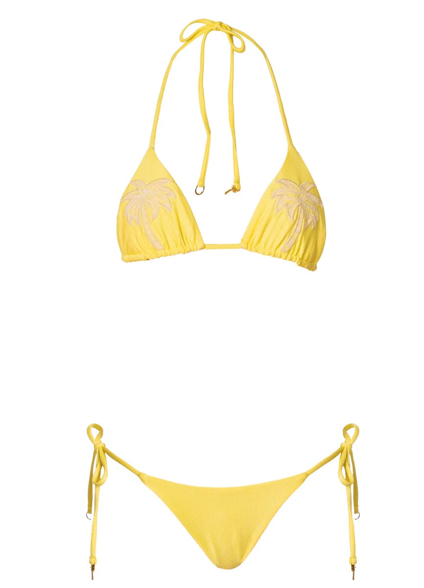 Maaji Golden Ray Sunflash Low Rise Tie Side Bikini Bottom - imagen 6