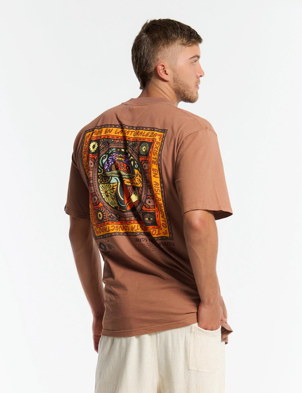 Camiseta oversize Rao marron - imagen 1
