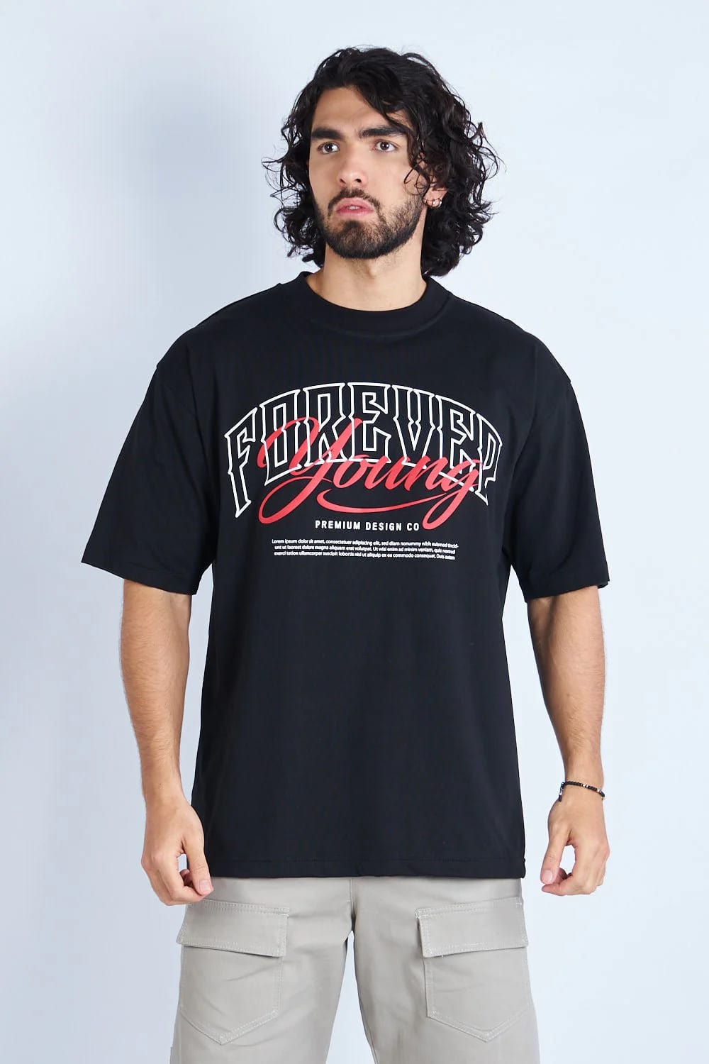 CAMISETA OVERSIZE NEGRA [DROP 0:0] - imagen 1