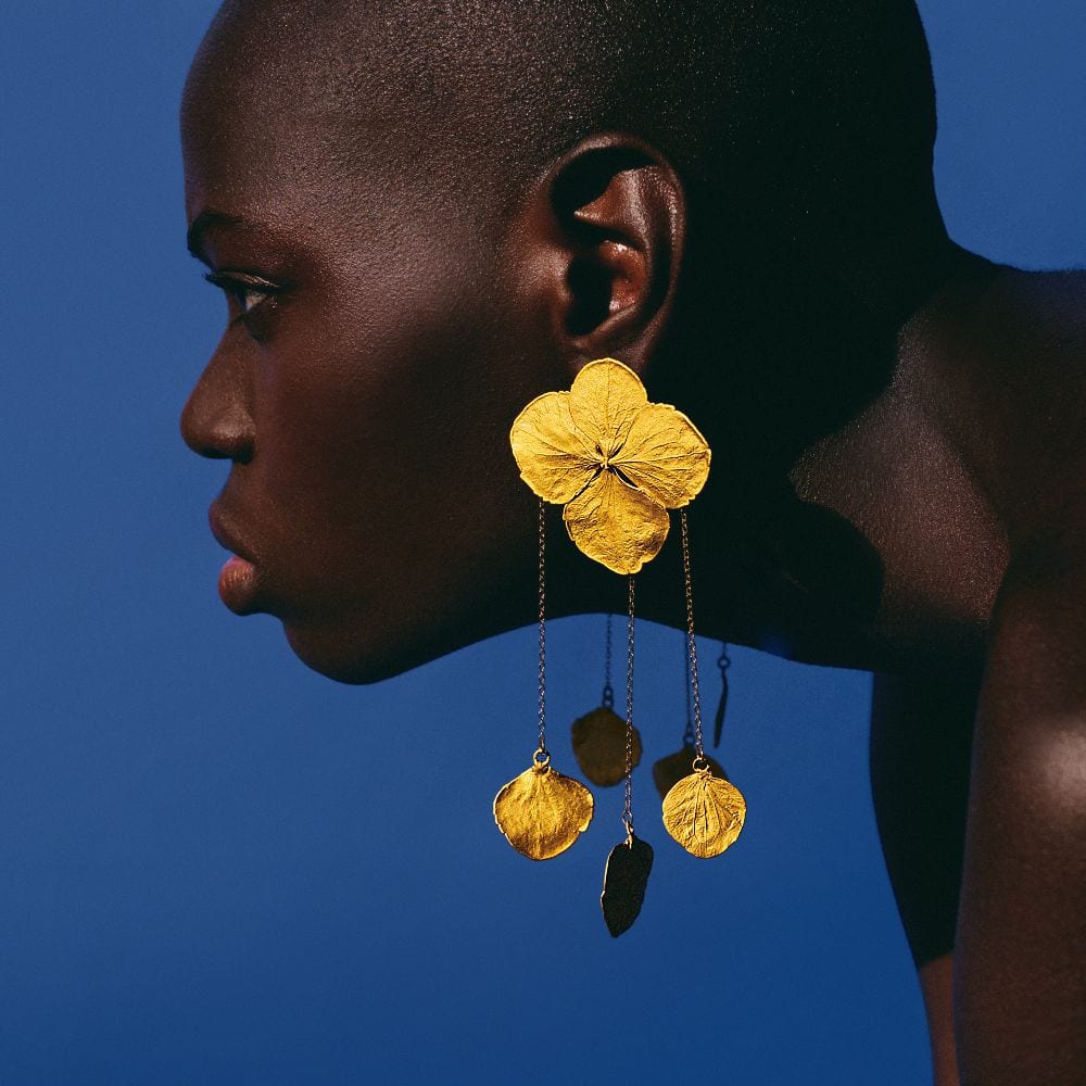 Hygrandeas and Petals Earrings - imagen 2