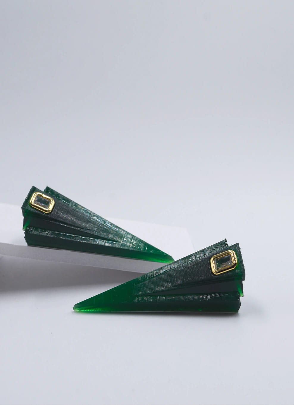 JVxTH - L GREEN EARRINGS - imagen 2