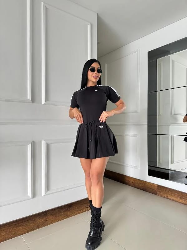 CONJUNTO ADIDAS CON FALDA - imagen 4