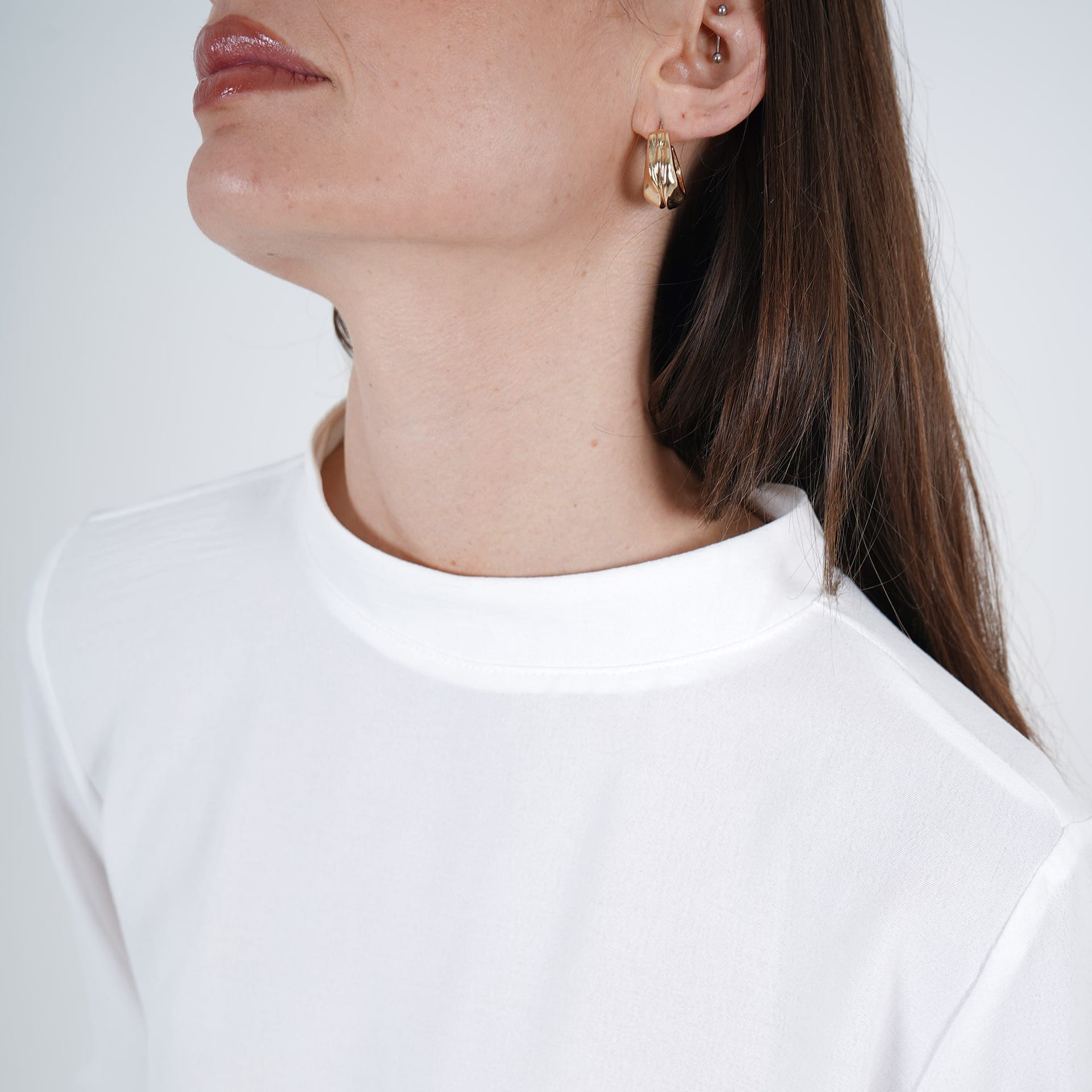 Blusa Cuello Alto Manga Larga - imagen 5