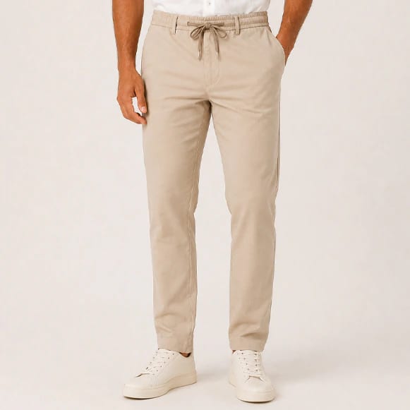 PANTALON RESORTADO 100% POLIESTER HOMBRE - imagen 5