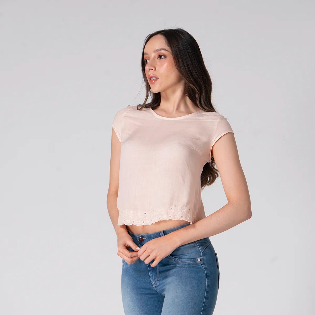 Blusa Slim Cuello Redondo Marie - imagen 3
