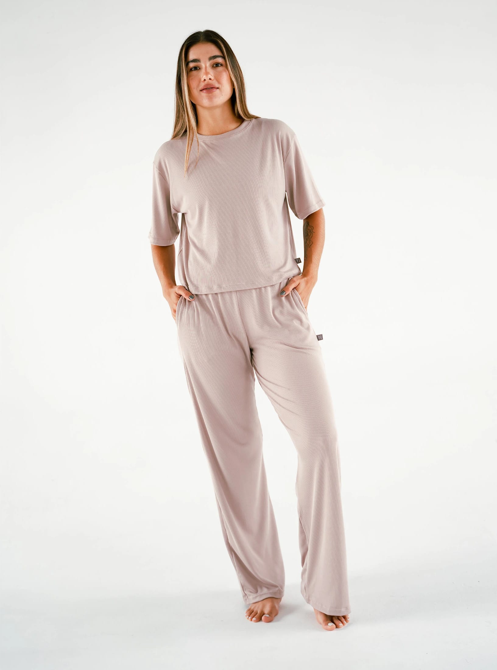 Cozy Rib Set - Latte - imagen 4