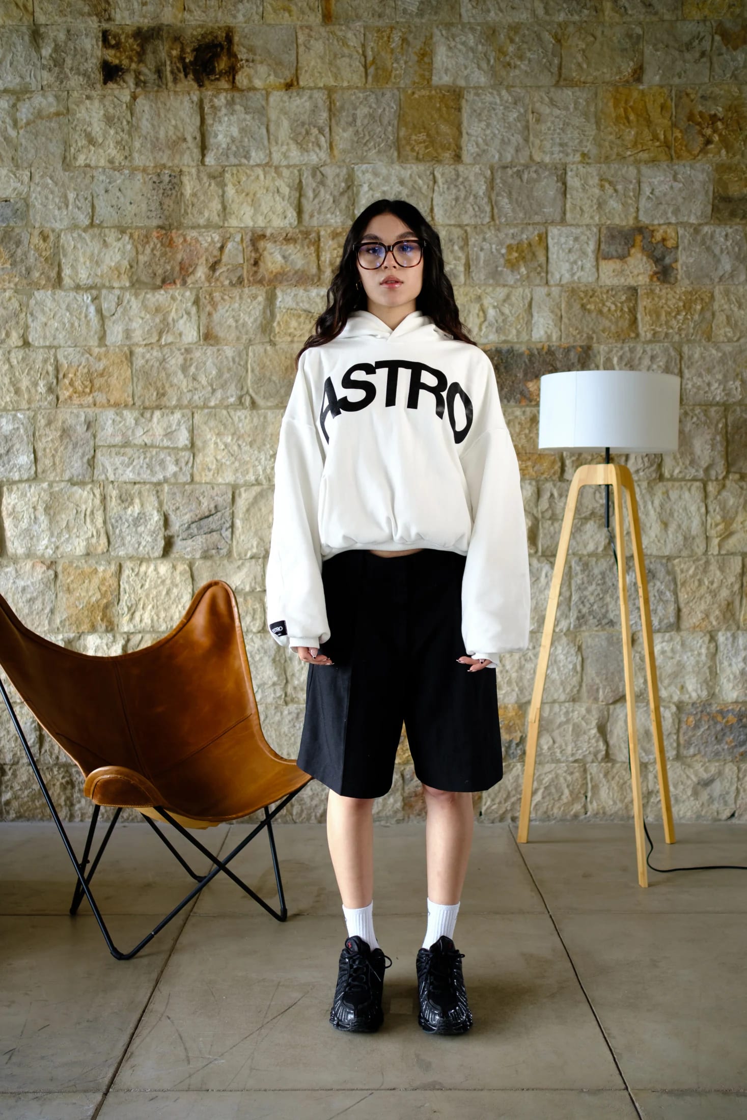 Basics V2 - Ivory Hoodie Boxy Fit - imagen 7