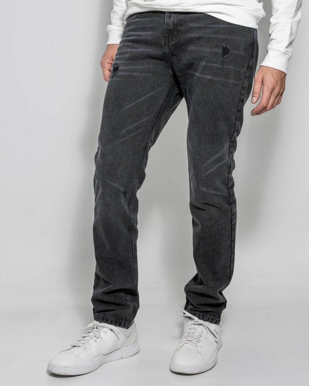 Jean Negro con Rotos - imagen 3