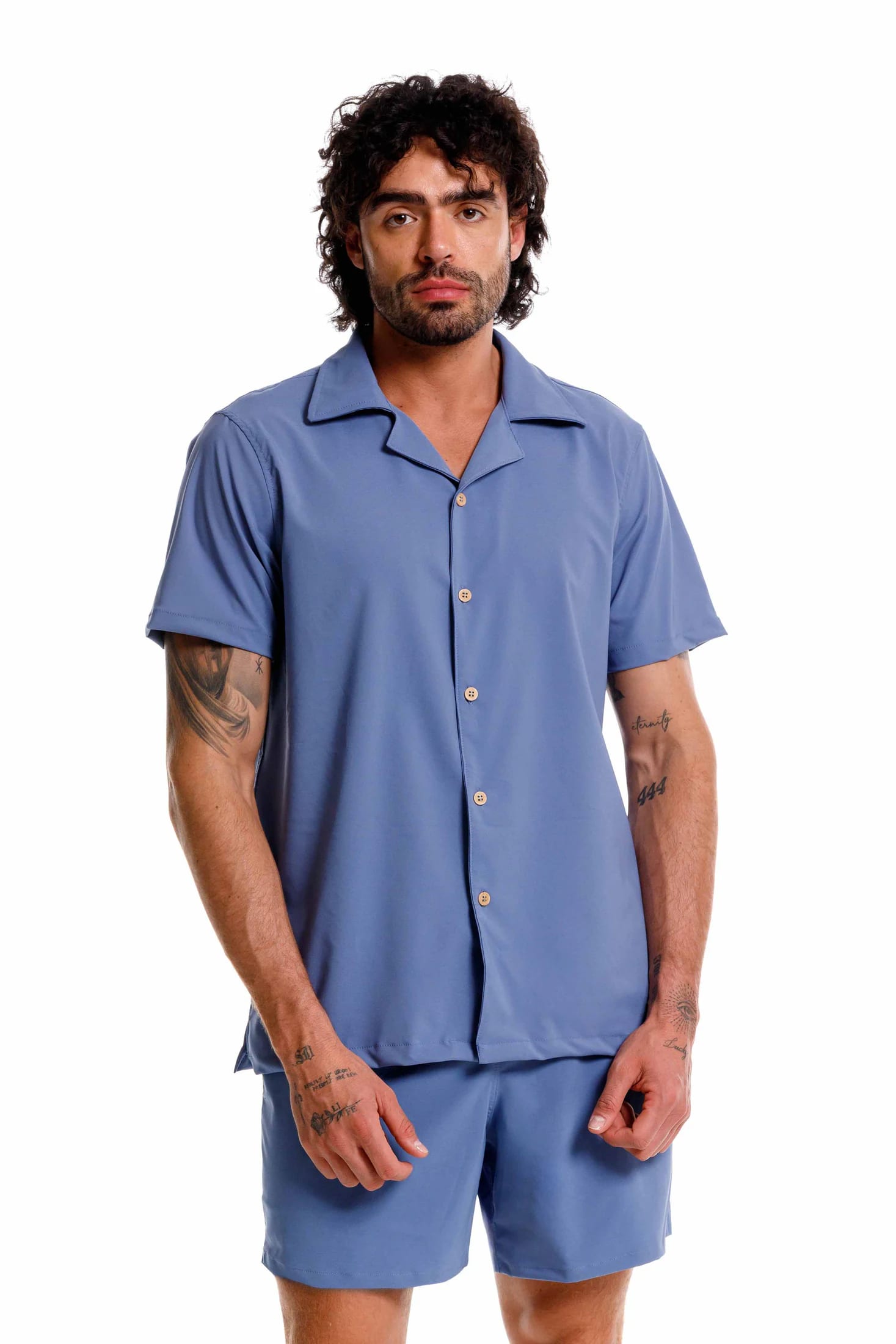 Camisa Playera Azul - imagen 1
