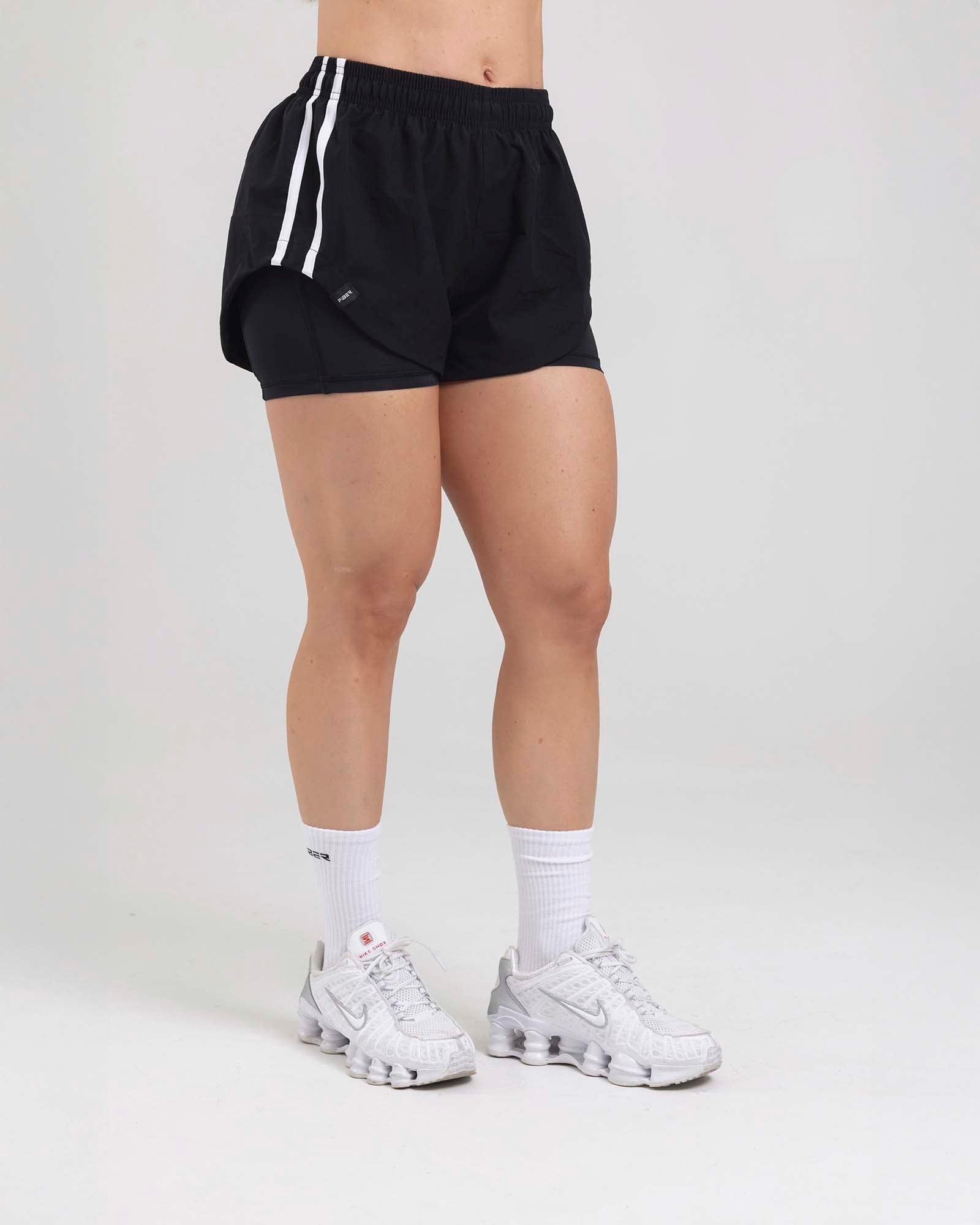 Short running negro dual run tropi FIBER - imagen 2