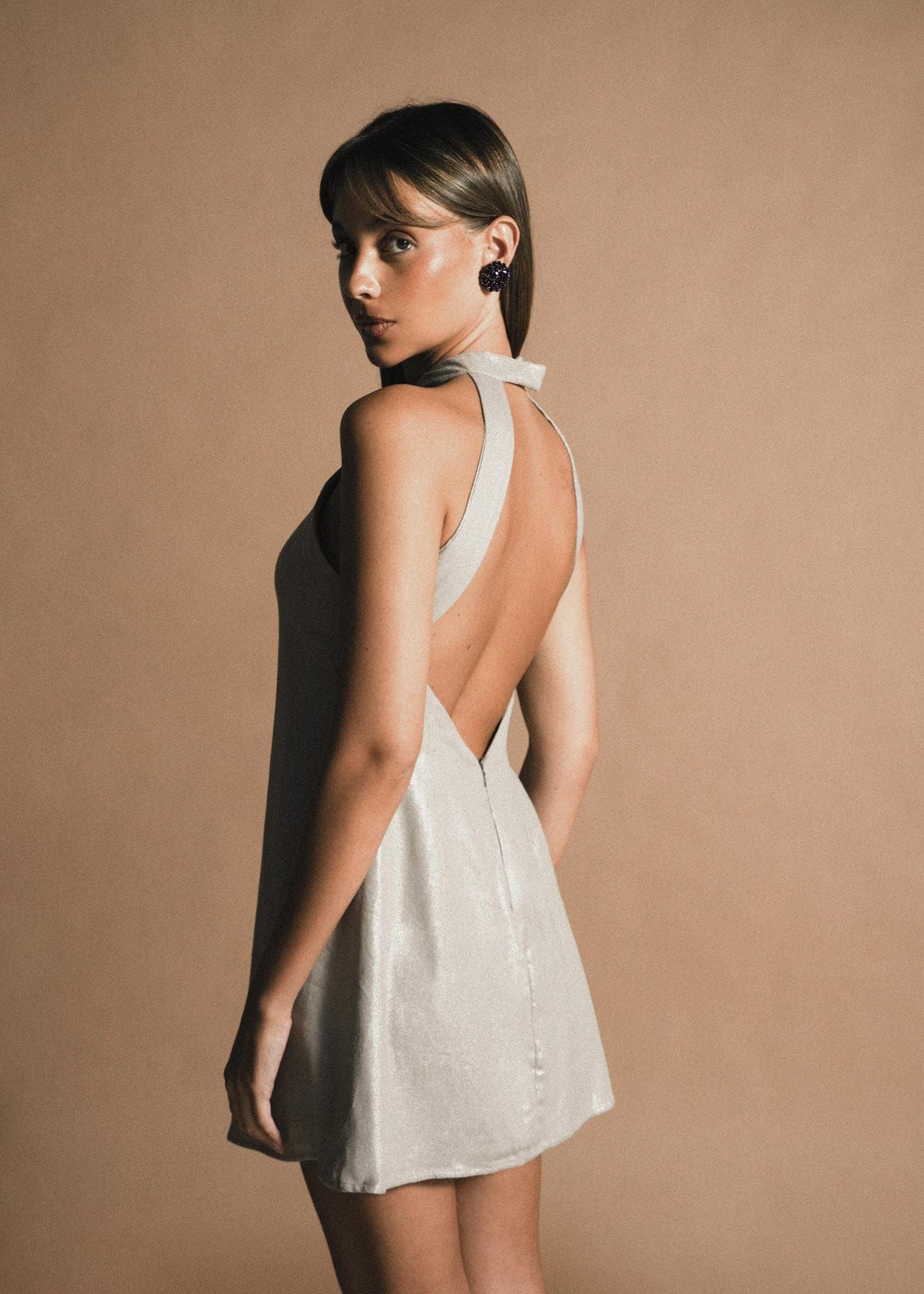 Vestido Rafaela Plateado - imagen 2