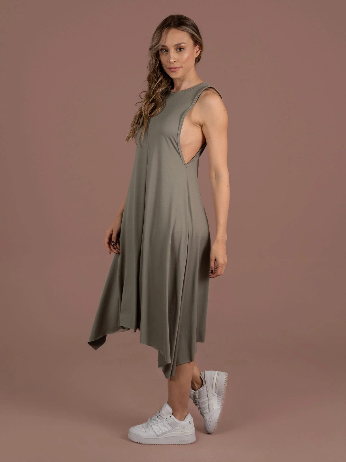 Vestido danila melon verde seco - imagen 4