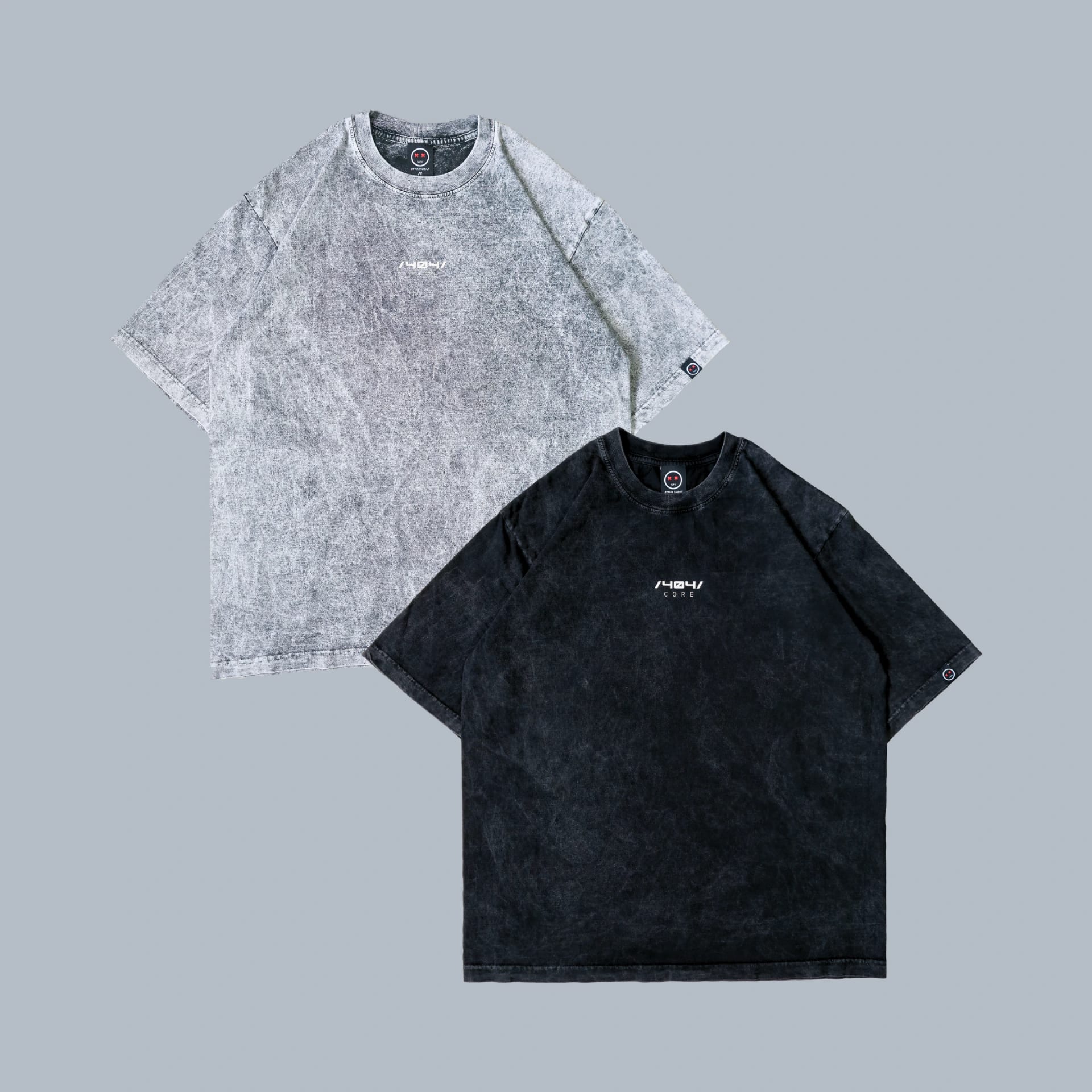 Camiseta Oversize Acid Wash Core Pack X2 - imagen 1