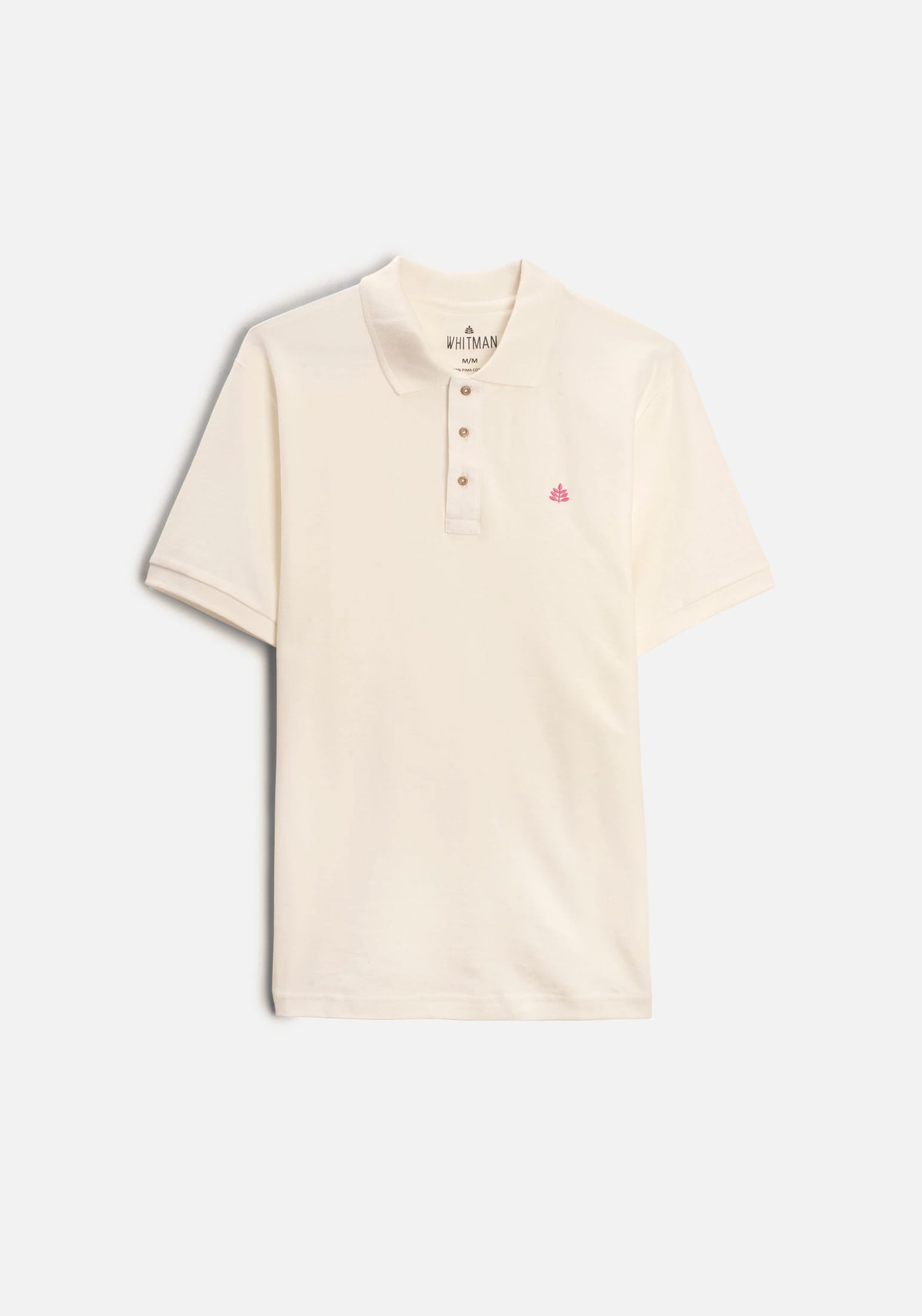 Camiseta Polo H Unicolor L-Fuc Marfil. - imagen 1