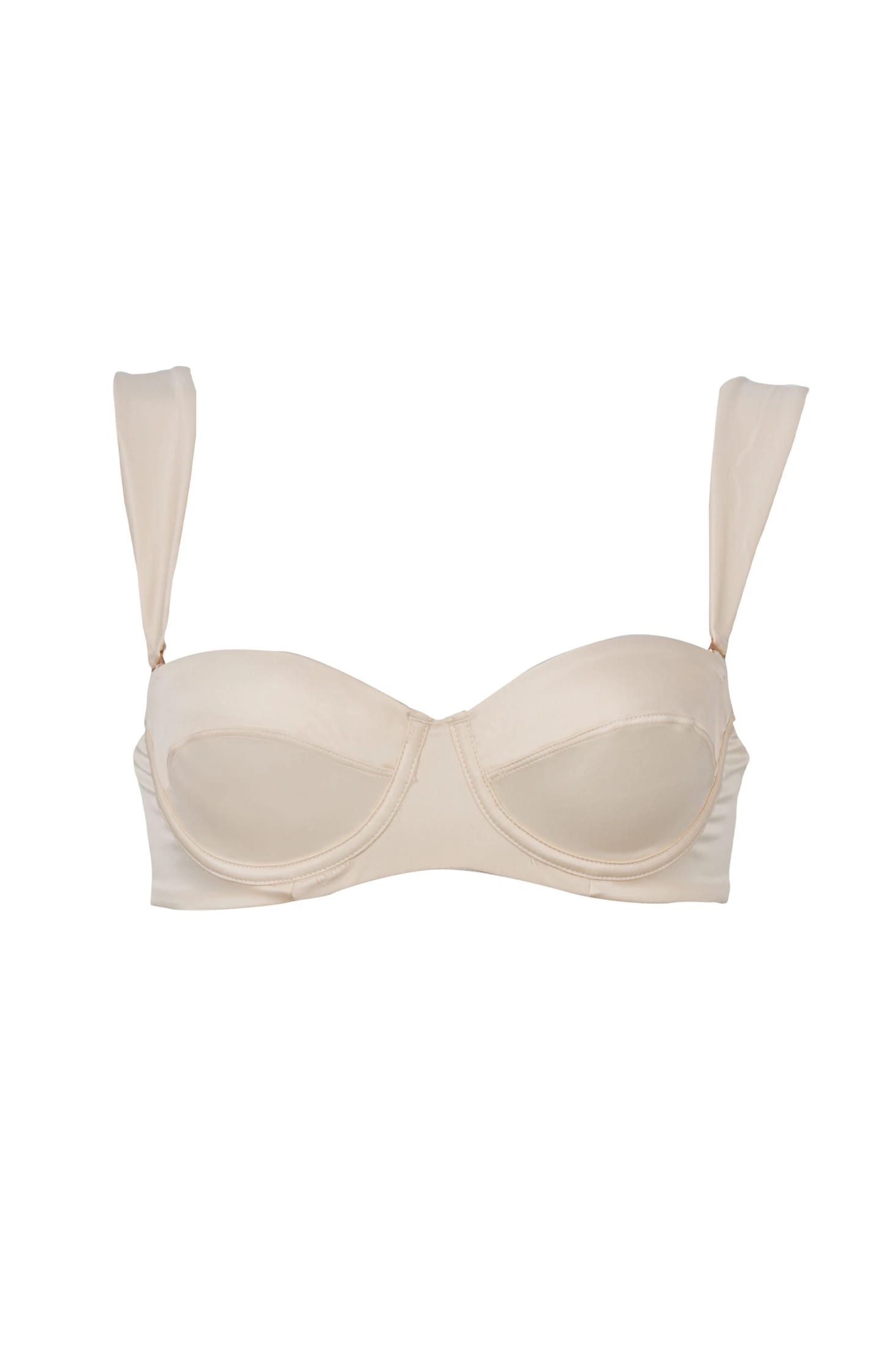 STRAPLESS CON ARO ELLIPSE SUAVIDAD PERLA - imagen 3