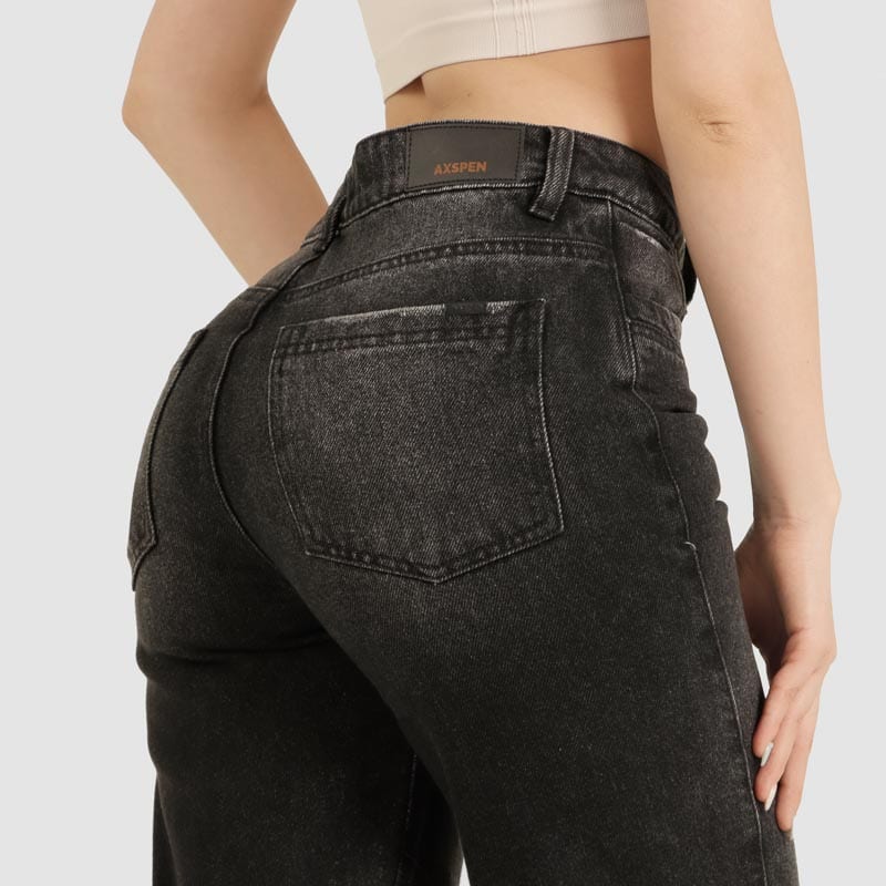 Jeans dama Mom Fit AX-2609 Gris - imagen 3