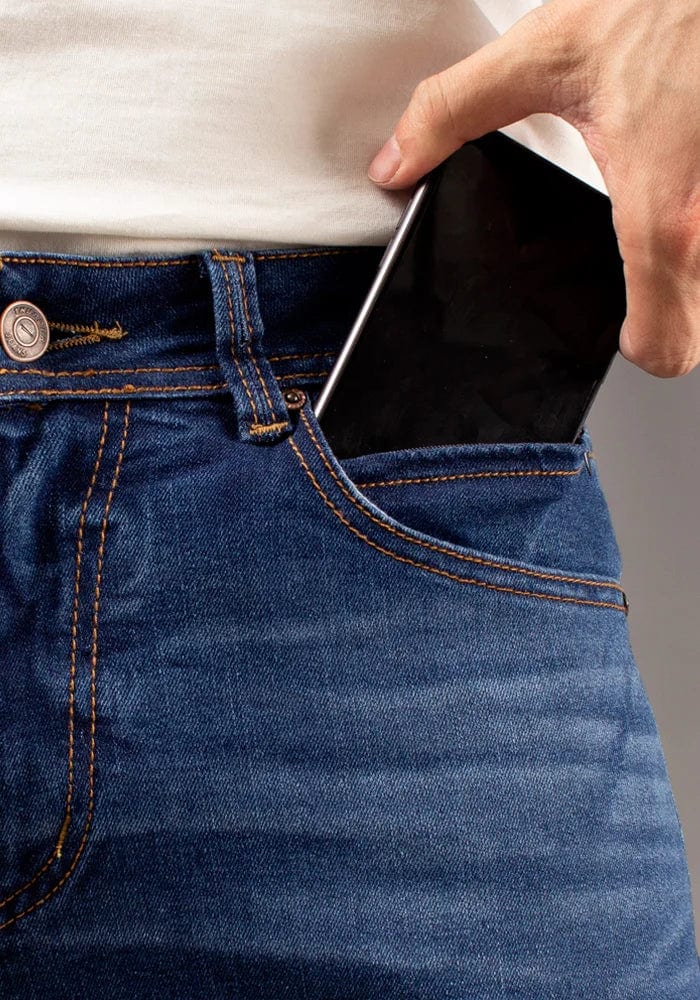 Jean para Hombre Azul Medio Thunder - imagen 3