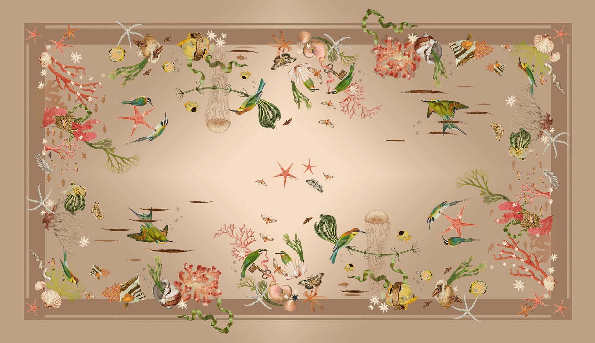 Mantel -  Coralina Blue - imagen 5