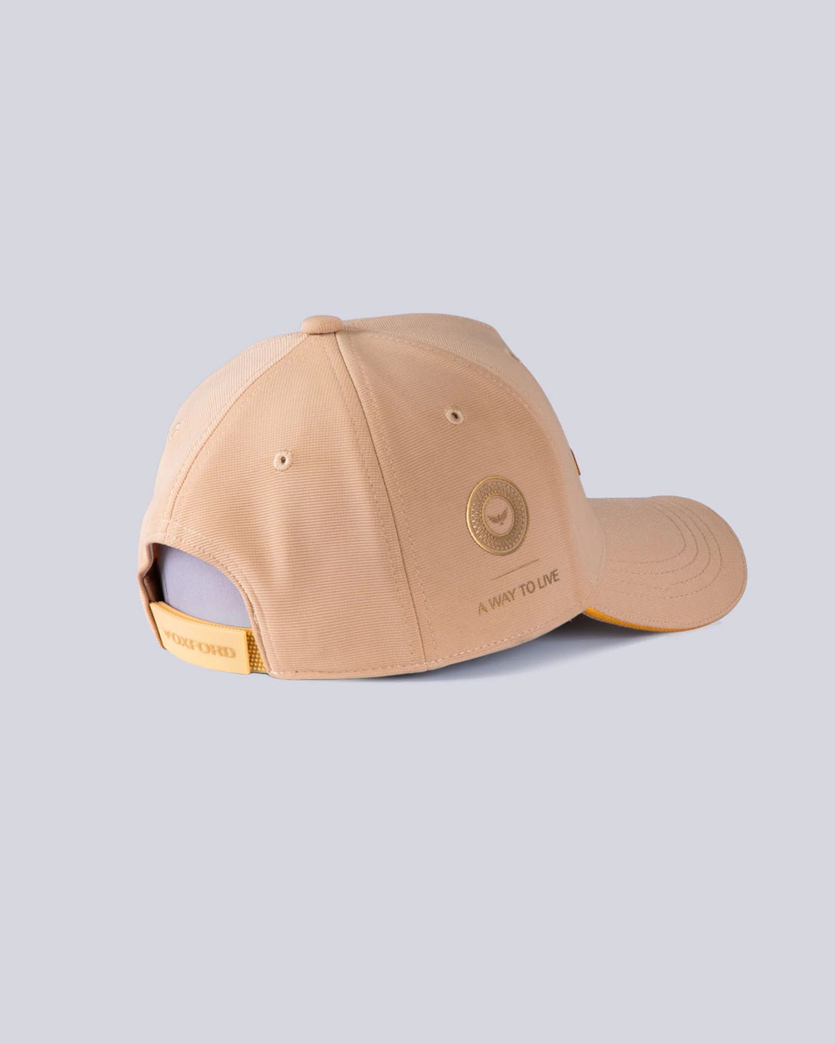 Gorra arena aplique frontal - imagen 4