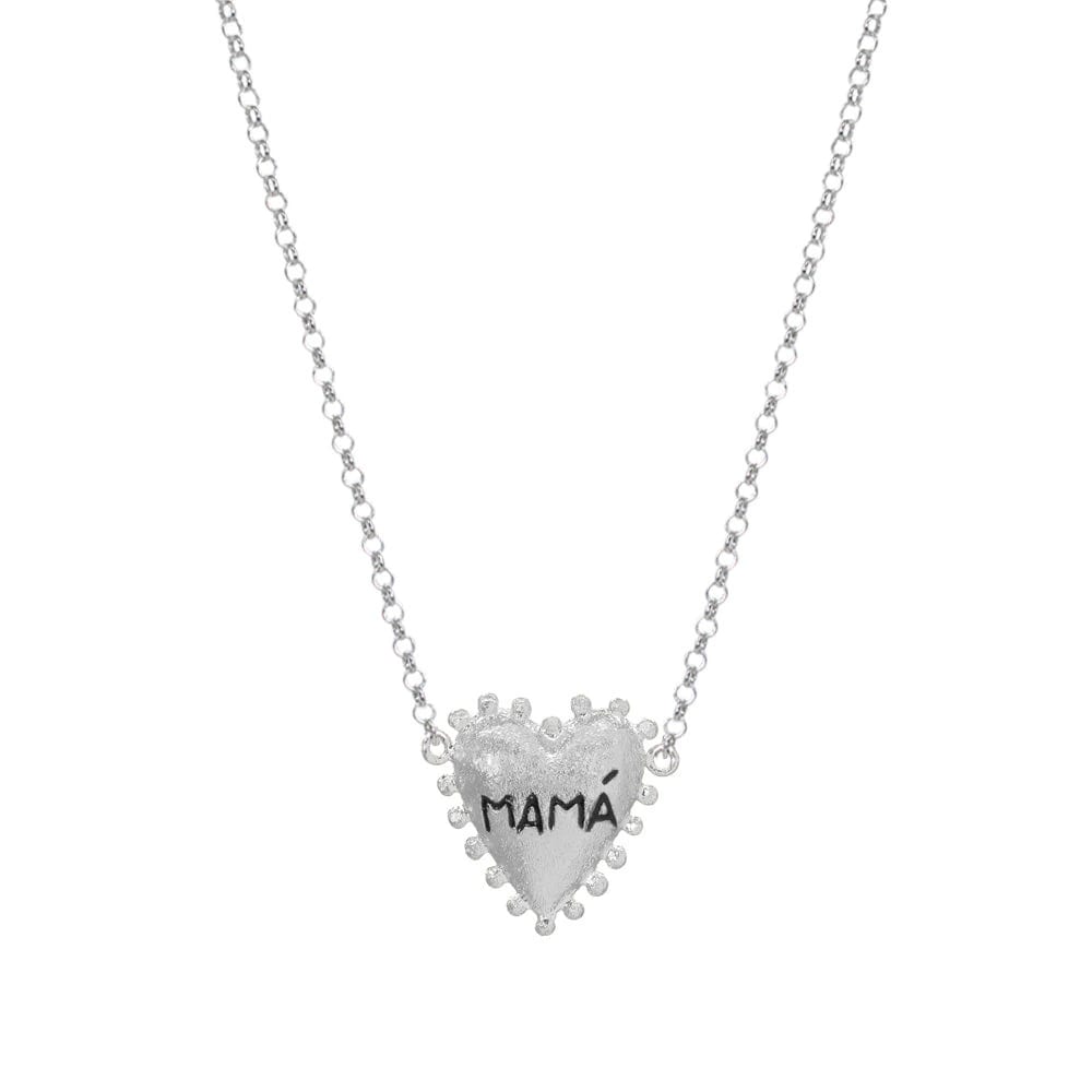 PreOrder Cadena I Heart You Mamá Plata - imagen 1