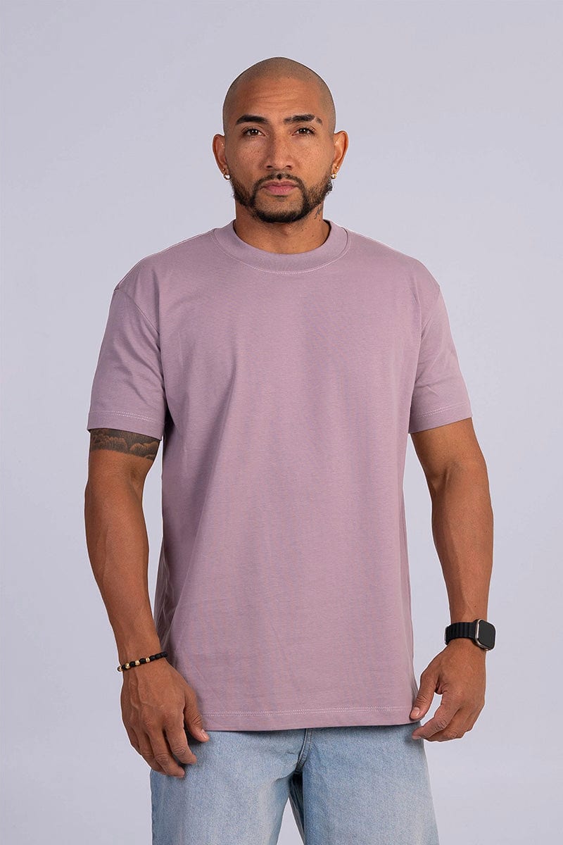 Camiseta regular básica lila - imagen 3