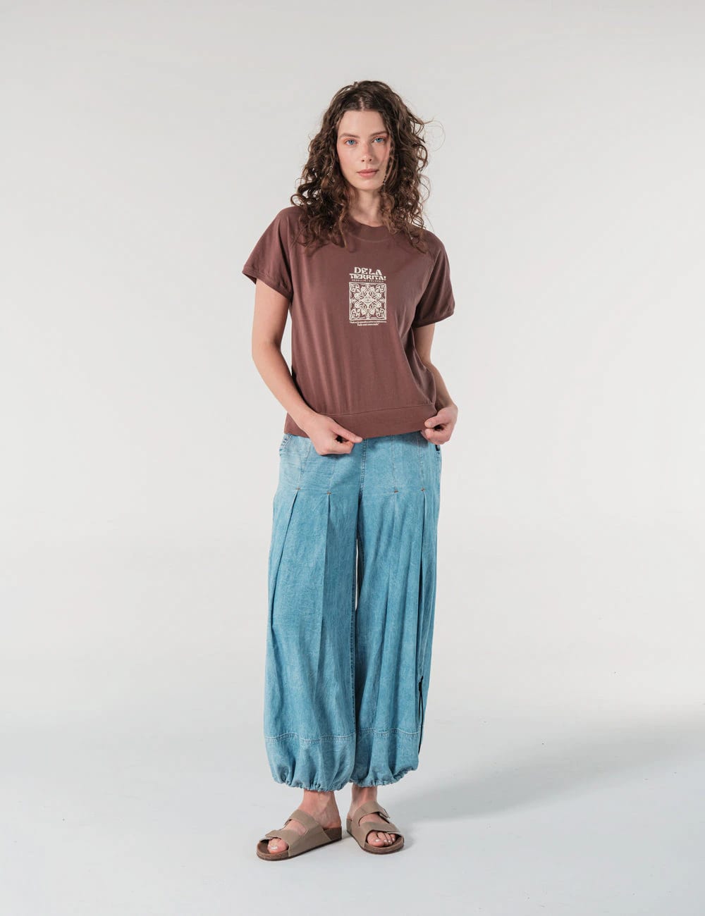 Camiseta Manga Ranglan Siembra Chocolate Mujer - imagen 2