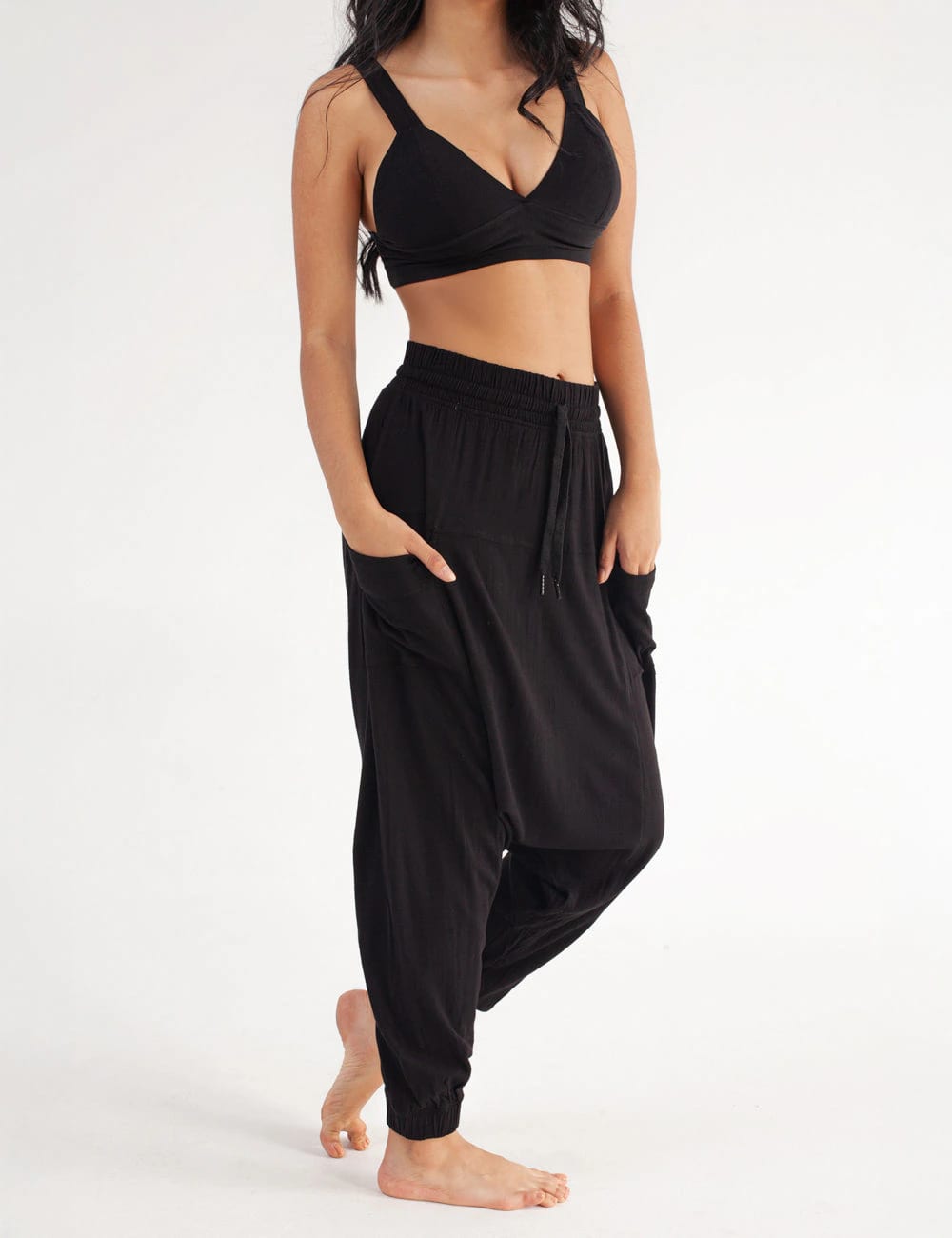 Pantalón Aladino negro mujer - imagen 5