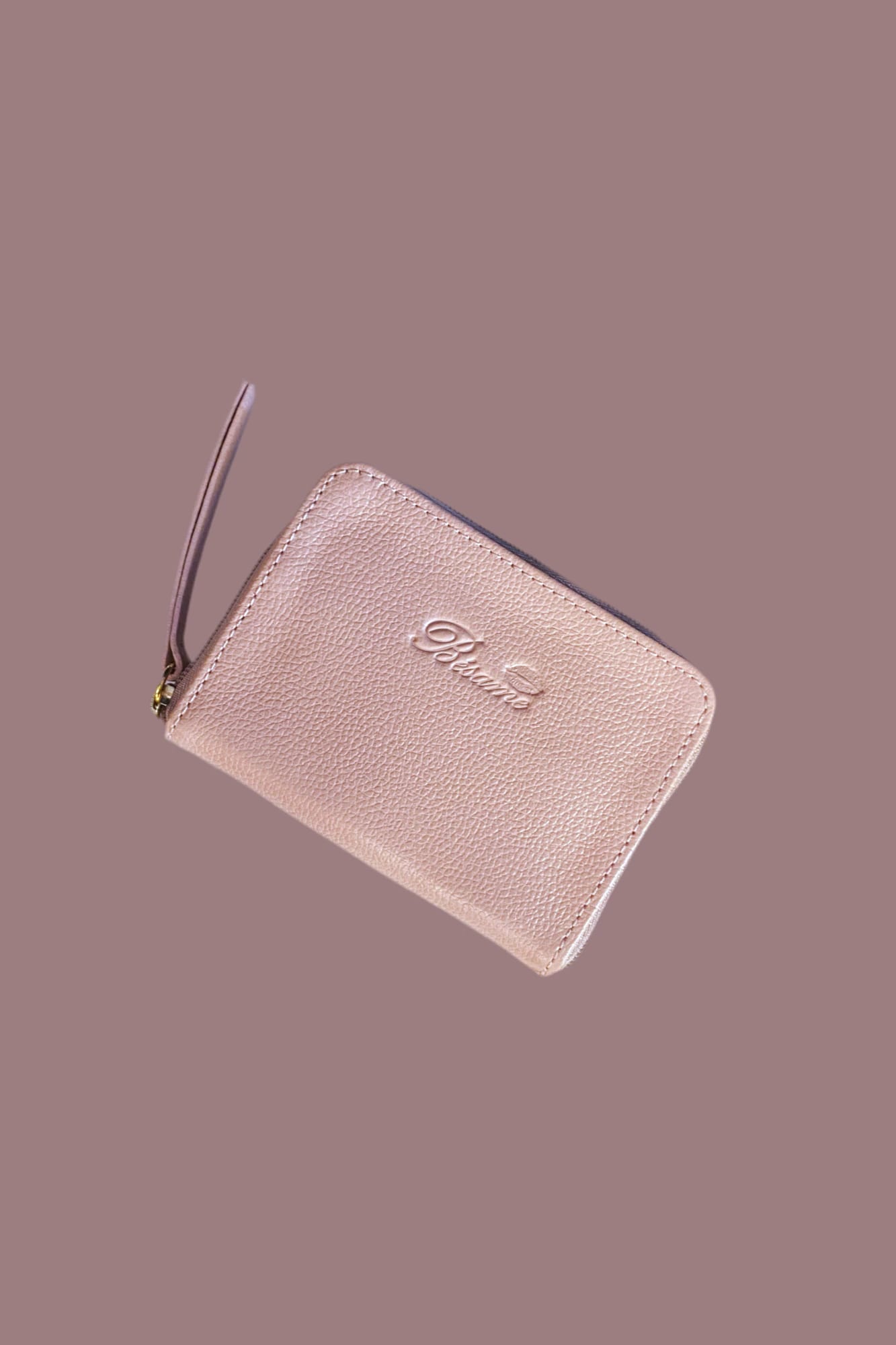 Miniwallet en cuero palo rosa bésame - imagen 2