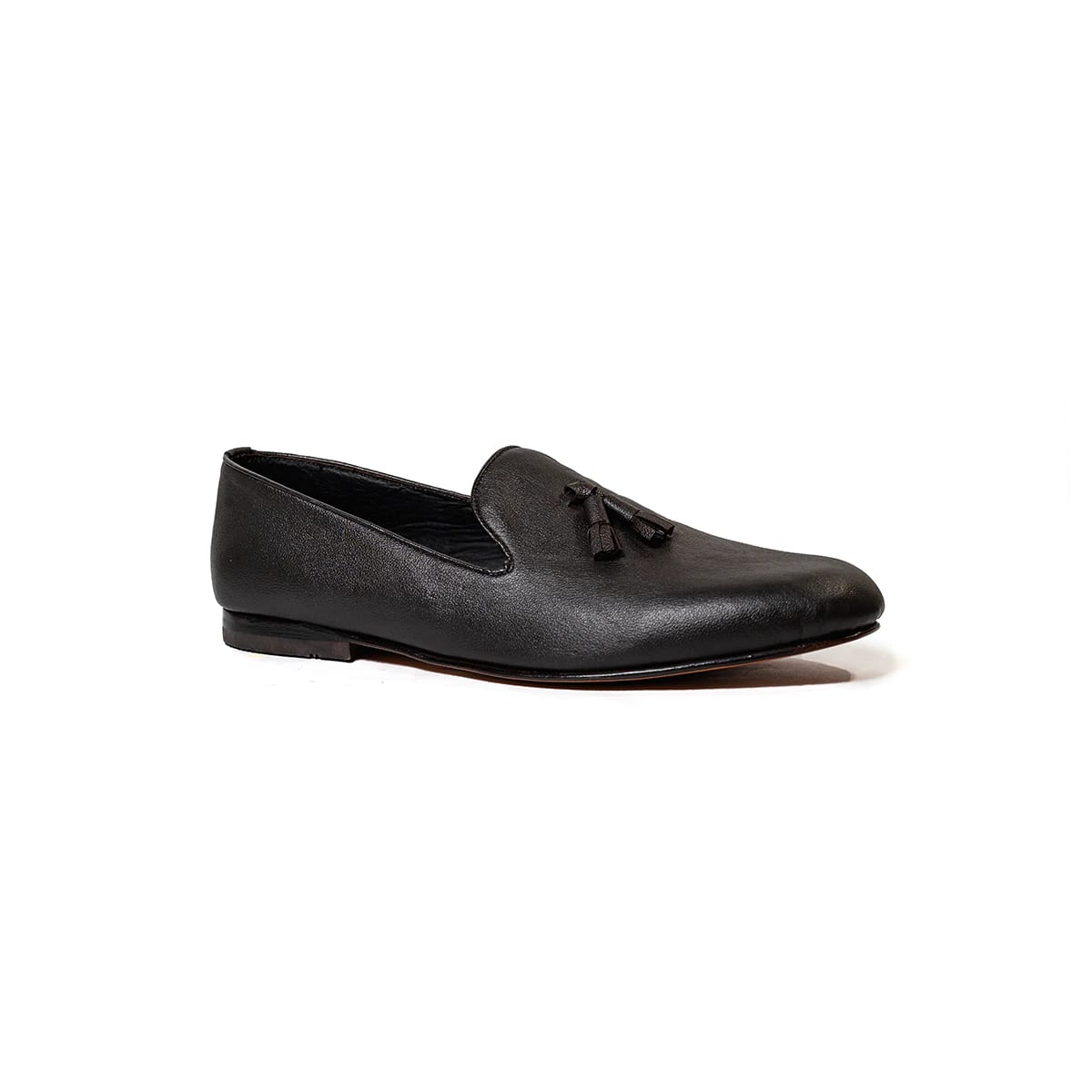 Slippers Cuero Negro - imagen 1
