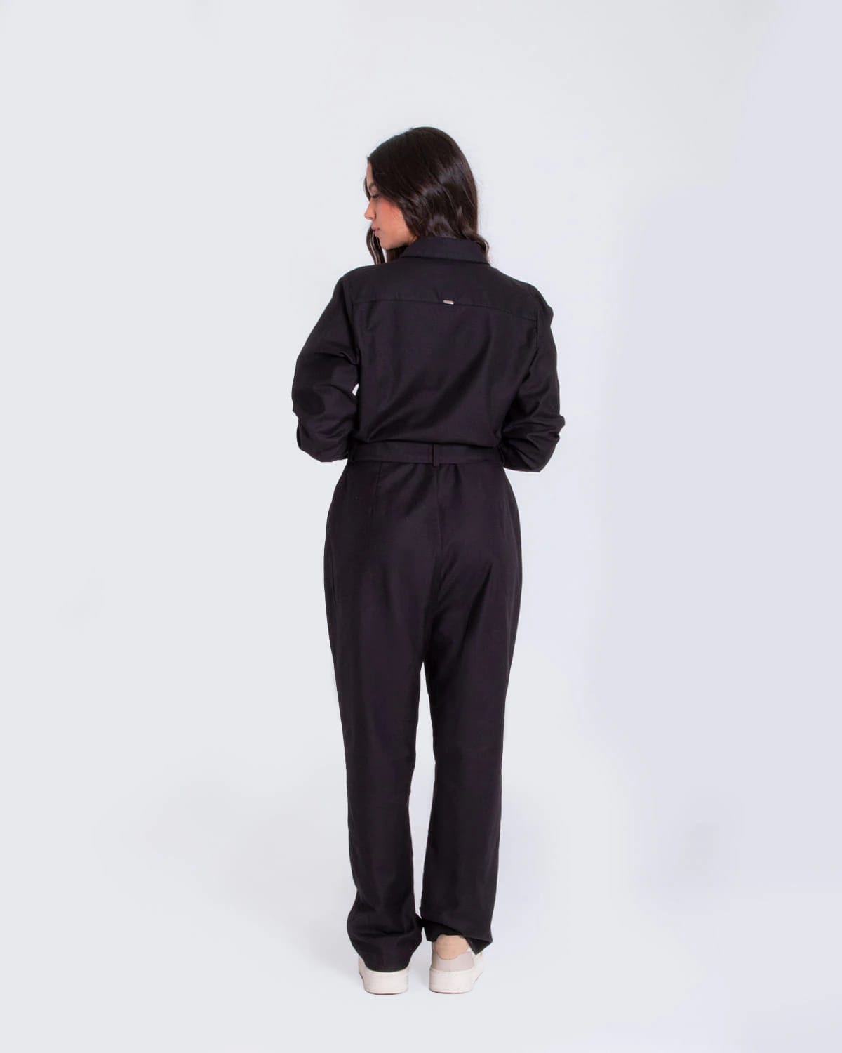 Enterizo regular negro para mujer - imagen 3