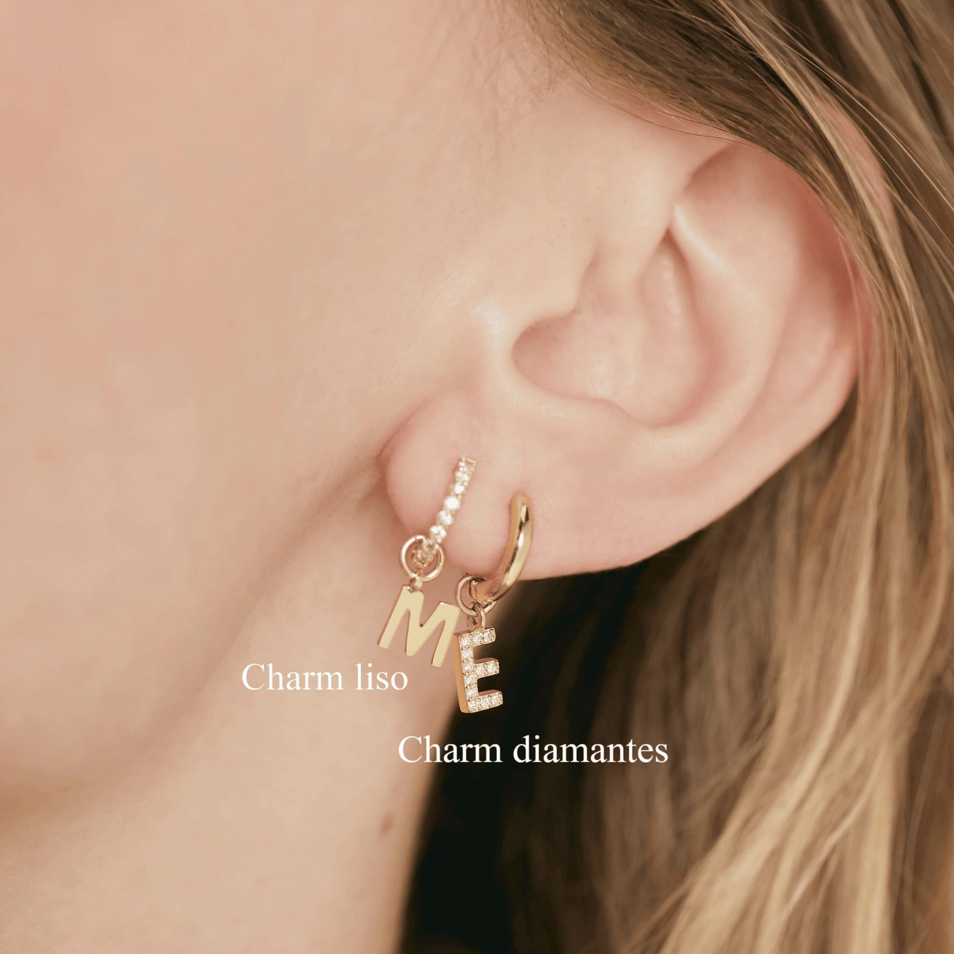 Charms huggies letras lisas - imagen 3