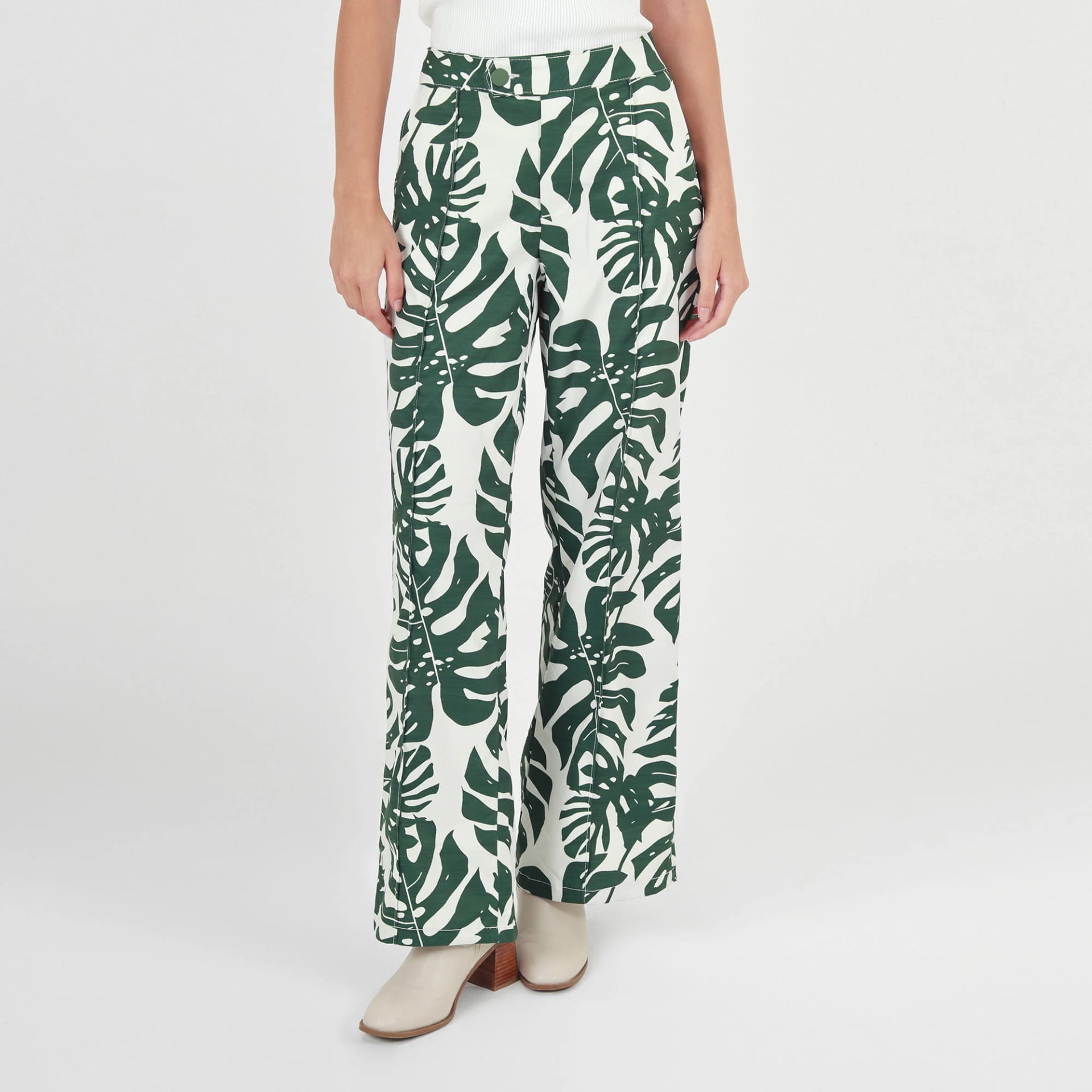 Pantalon Tiro Alto Bota Flare - imagen 4