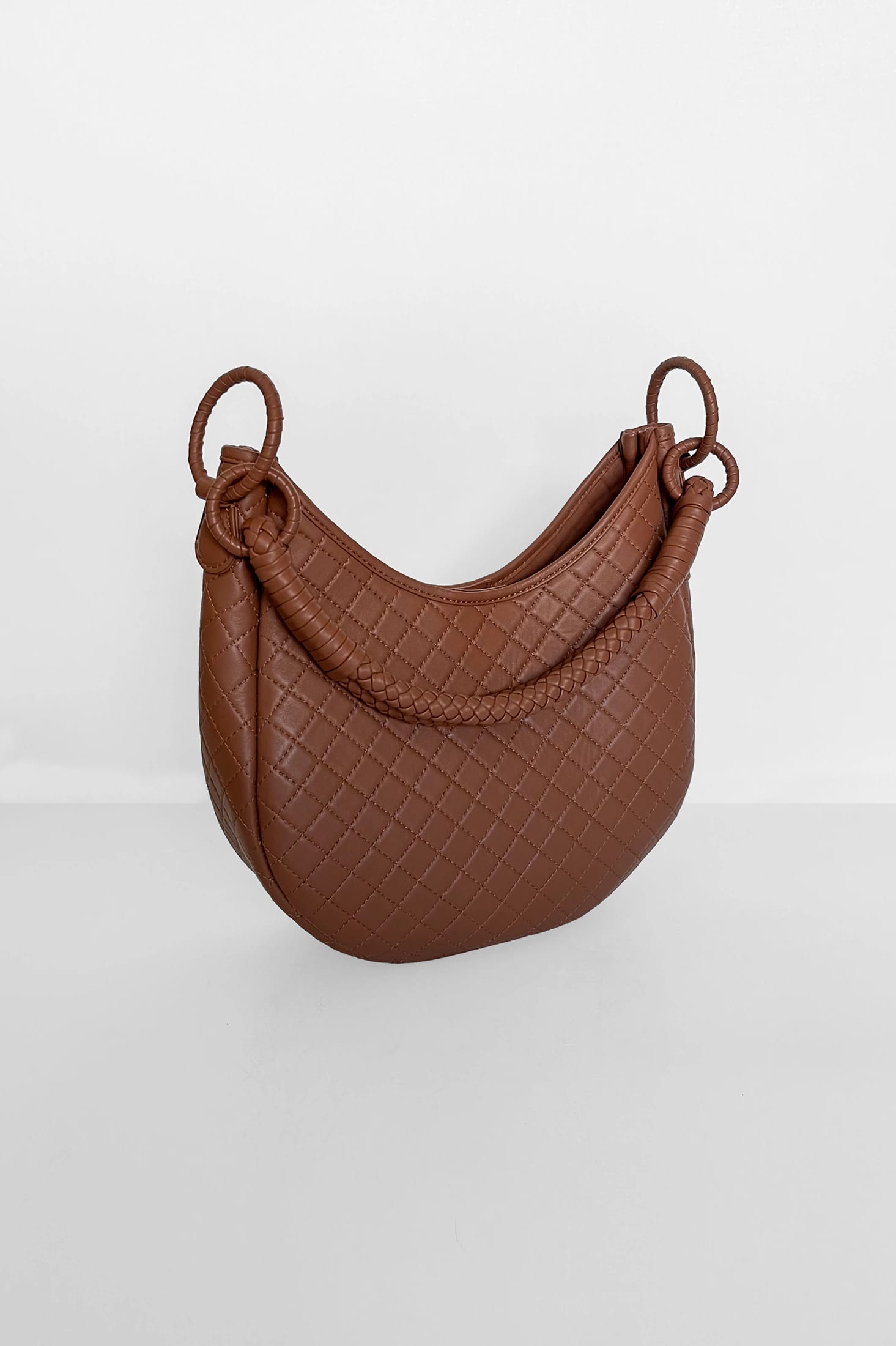 Saddle Shoulder Bag, Brandy - imagen 6