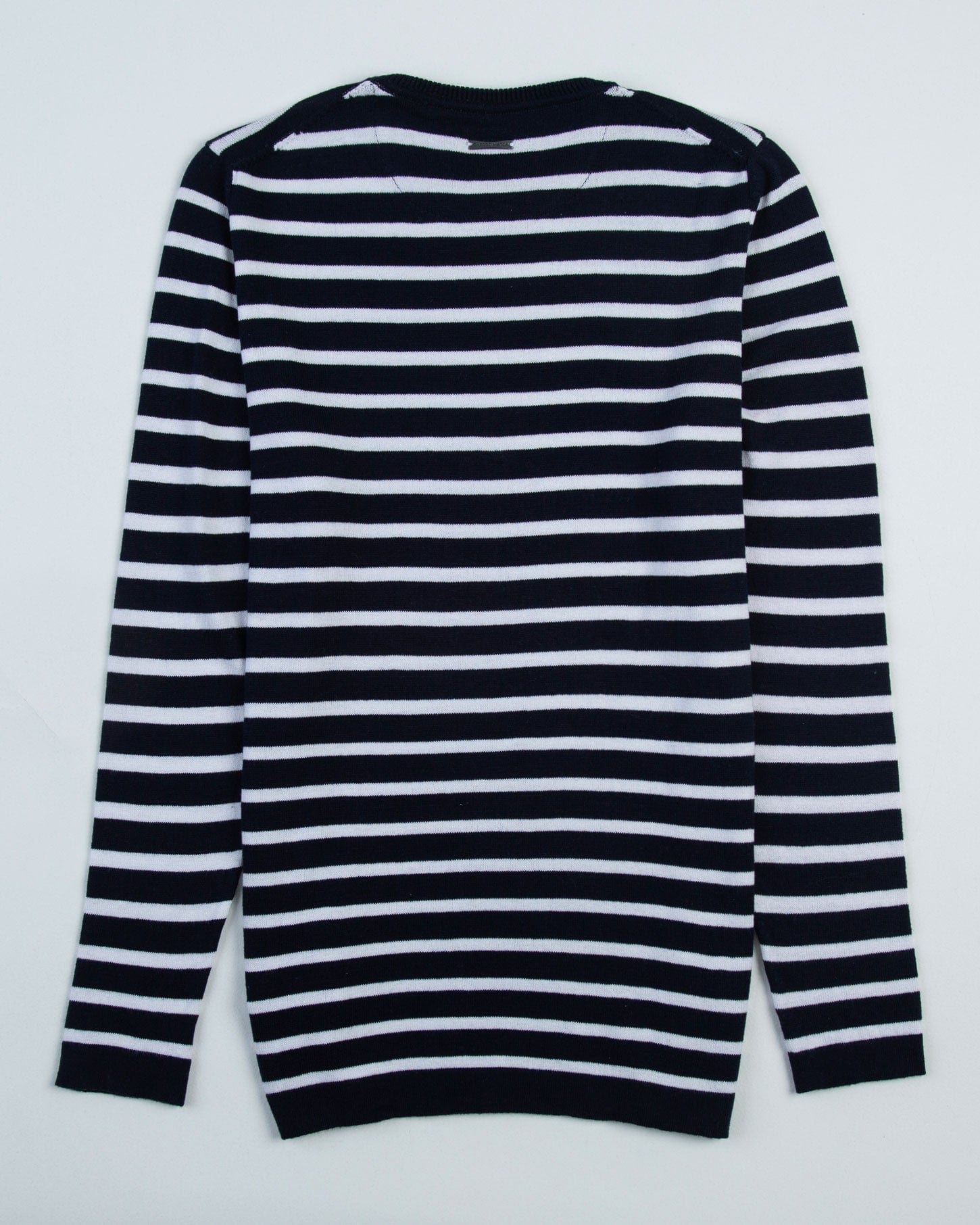 Saco Cuello Redondo Algodón Raya Blanca - imagen 4