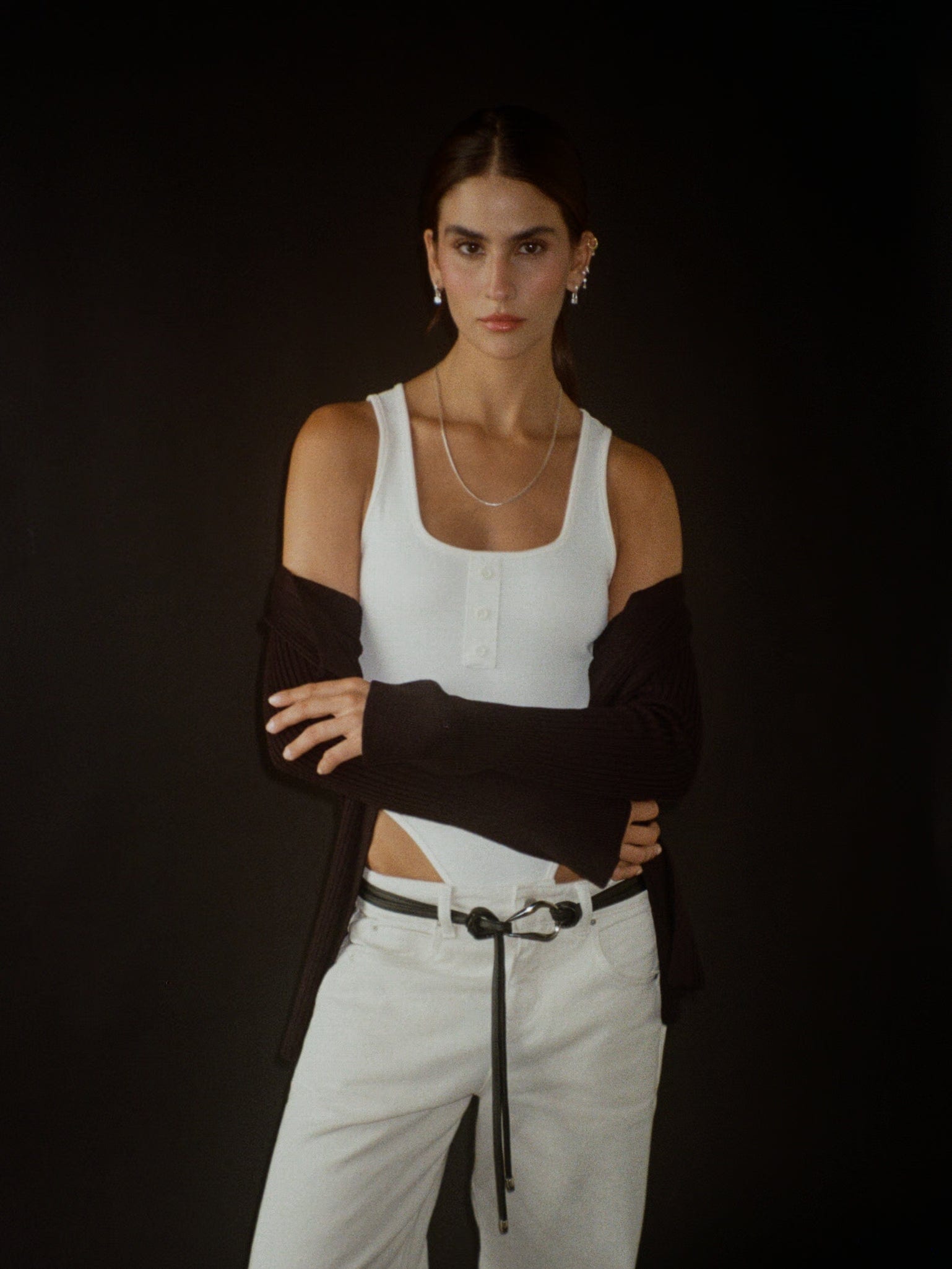 HALF BUTTON BODY - SOFT WHITE - imagen 8
