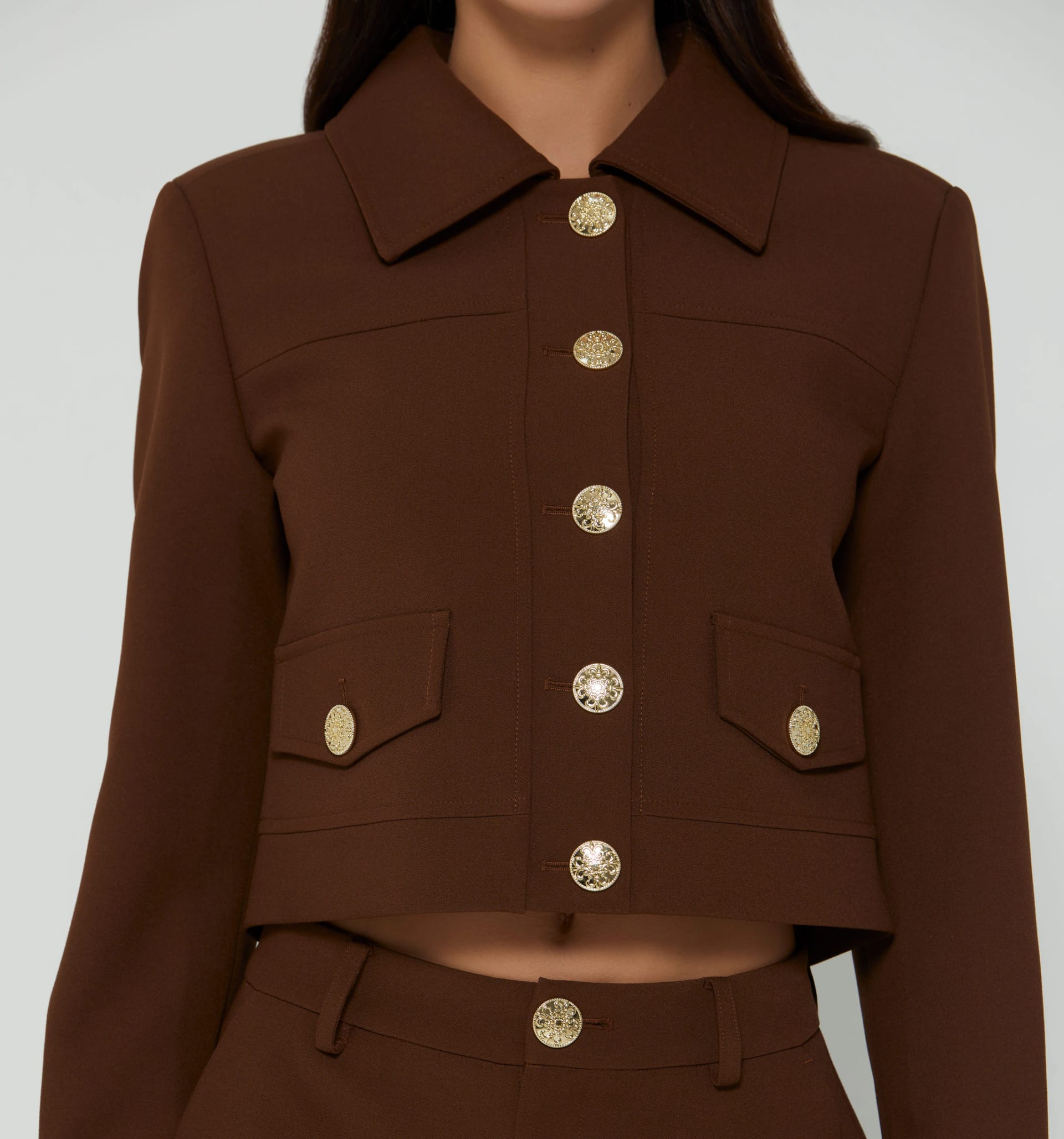 Chaqueta con botones frontales - imagen 4